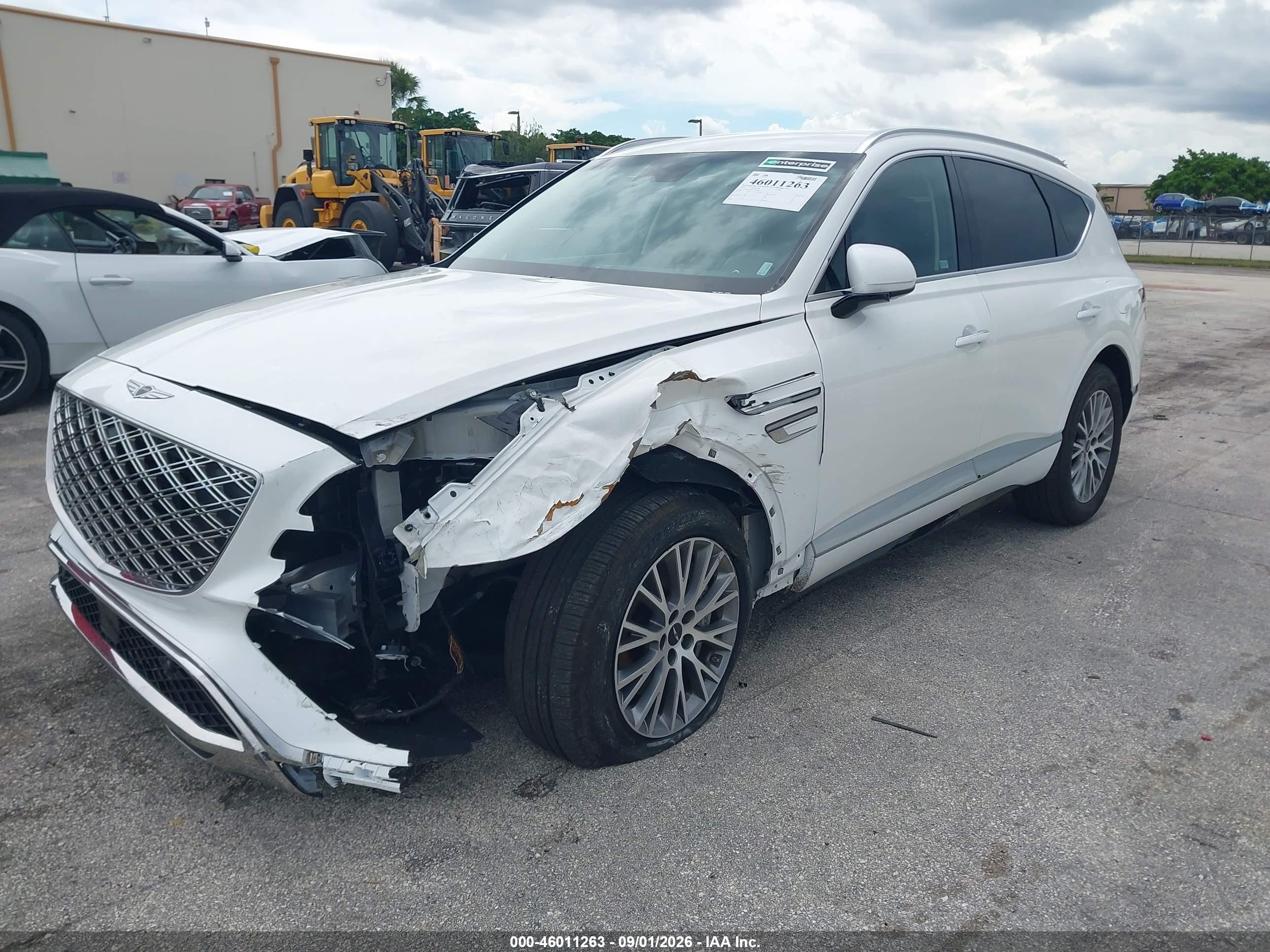 2026 Genesis Gv80 2.5t Awd White vin: KMUHFESB7TU329348