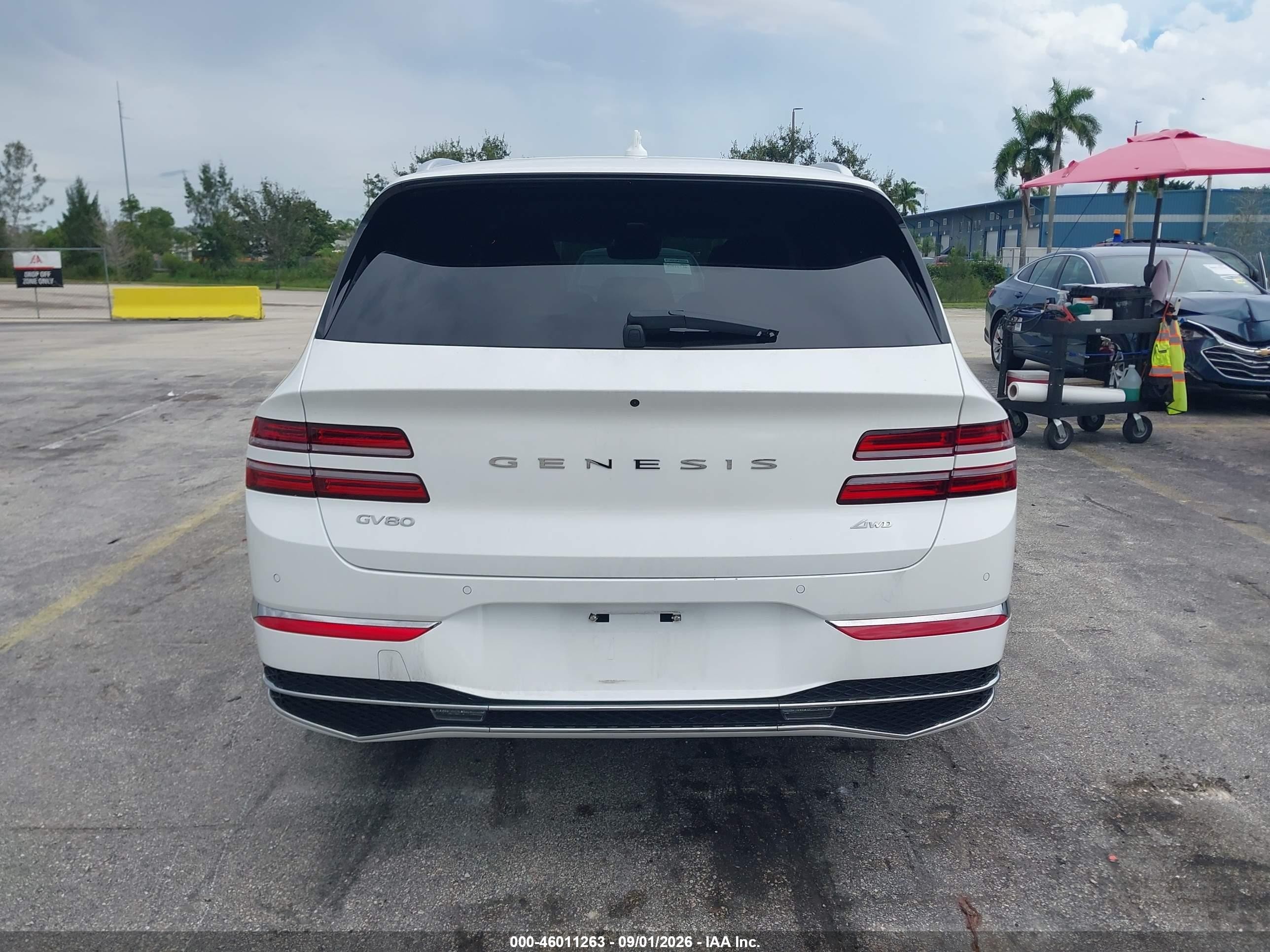2026 Genesis Gv80 2.5t Awd White vin: KMUHFESB7TU329348