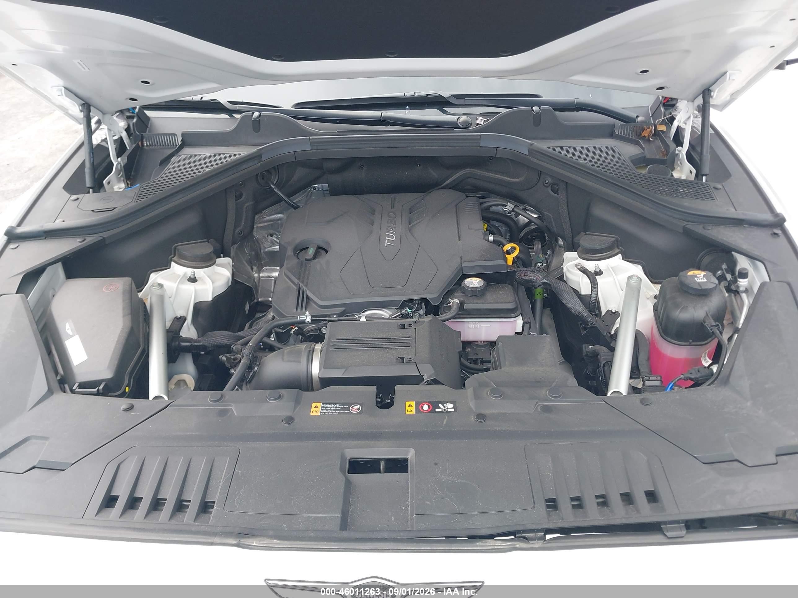 2026 Genesis Gv80 2.5t Awd White vin: KMUHFESB7TU329348