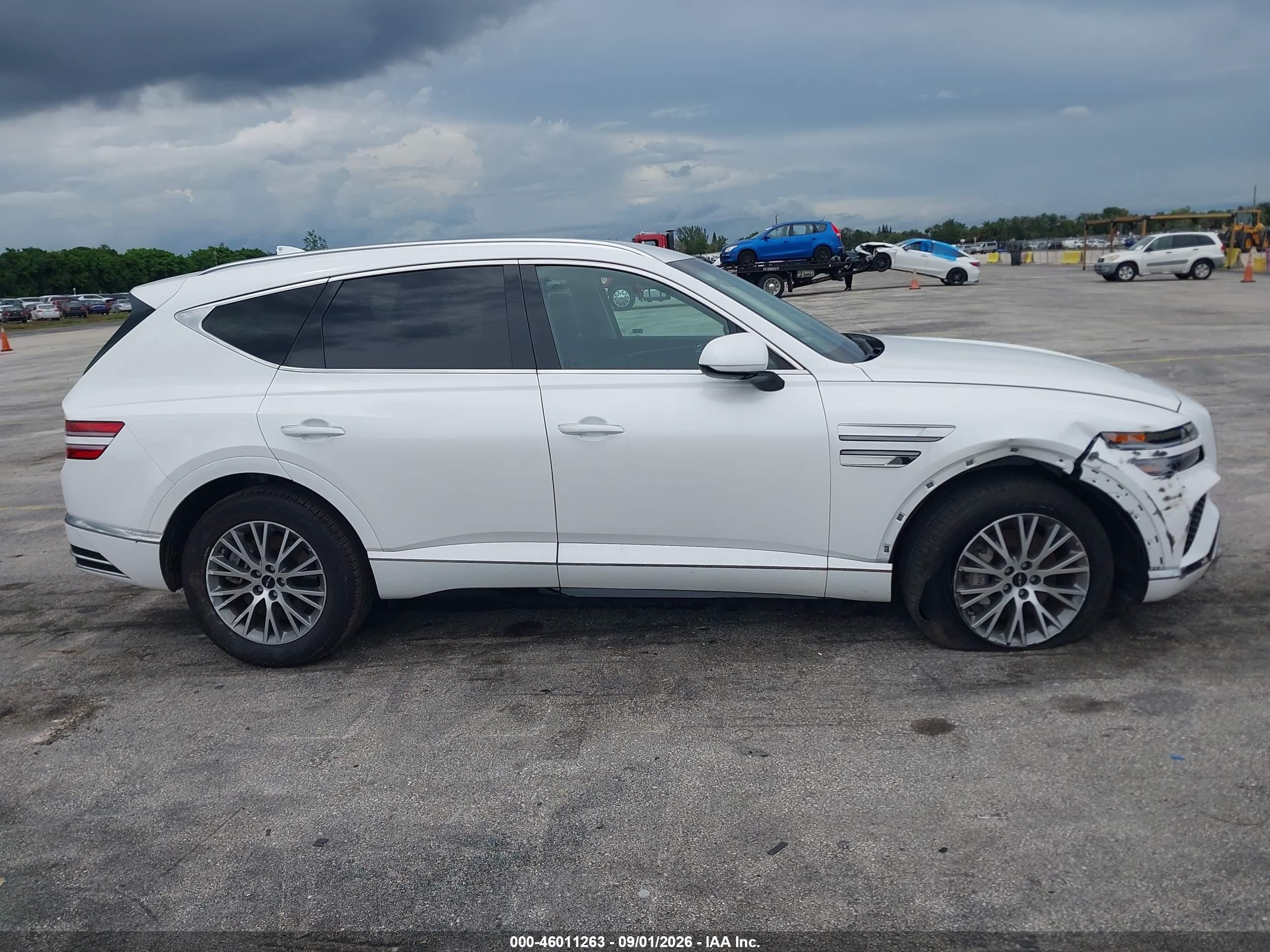 2026 Genesis Gv80 2.5t Awd White vin: KMUHFESB7TU329348