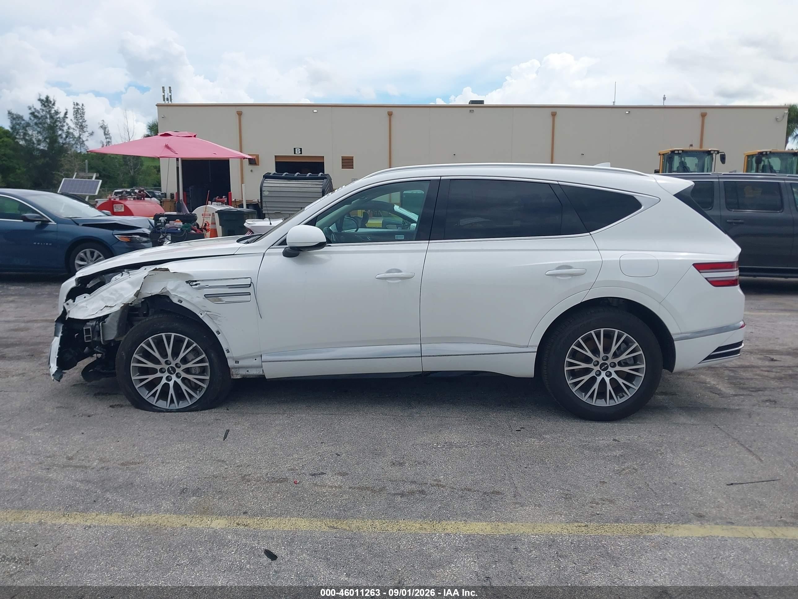 2026 Genesis Gv80 2.5t Awd White vin: KMUHFESB7TU329348
