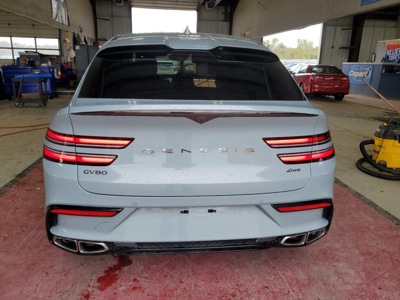 2025 Genesis Gv80 Coupe Blue vin: KMUJBESCXSU275581