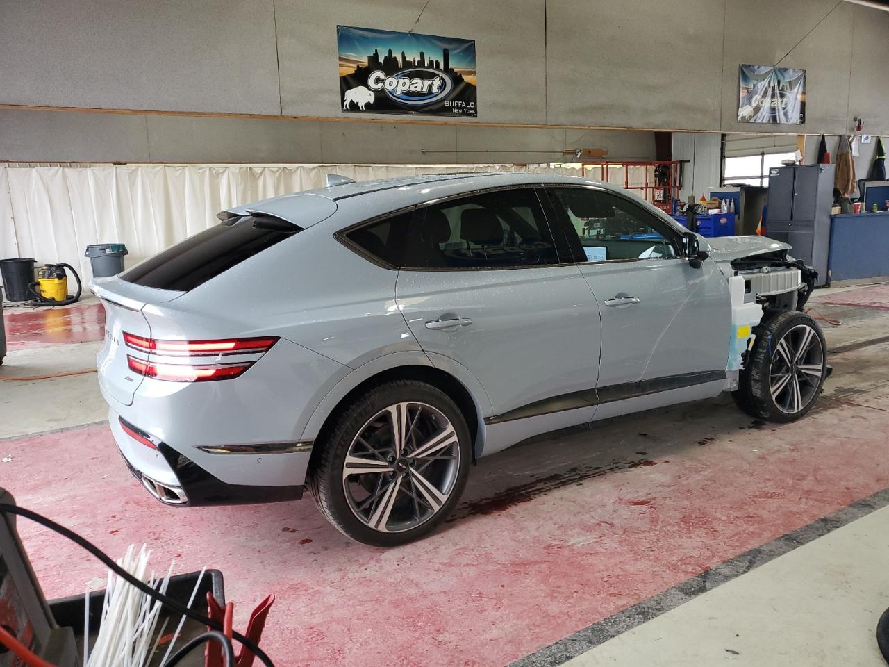 2025 Genesis Gv80 Coupe Blue vin: KMUJBESCXSU275581