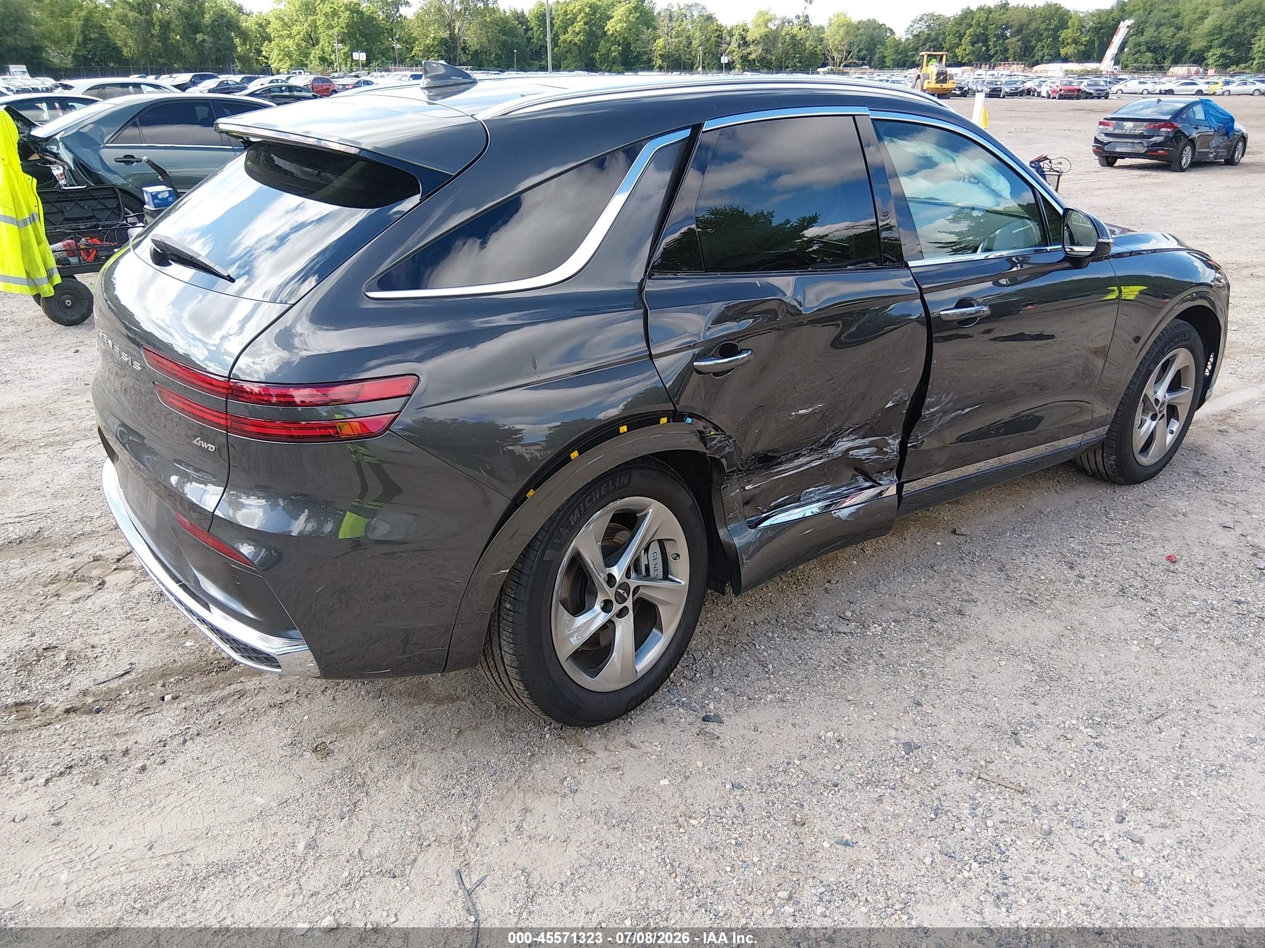 2026 Genesis Gv70 2.5t Select Gray vin: KMUMADTB1TU236282