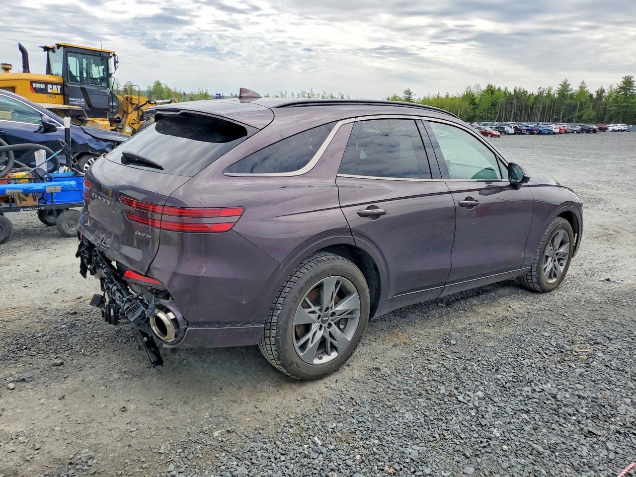 2023 Genesis Gv70 2.5t Standard Purple vin: KMUMADTB5PU089289