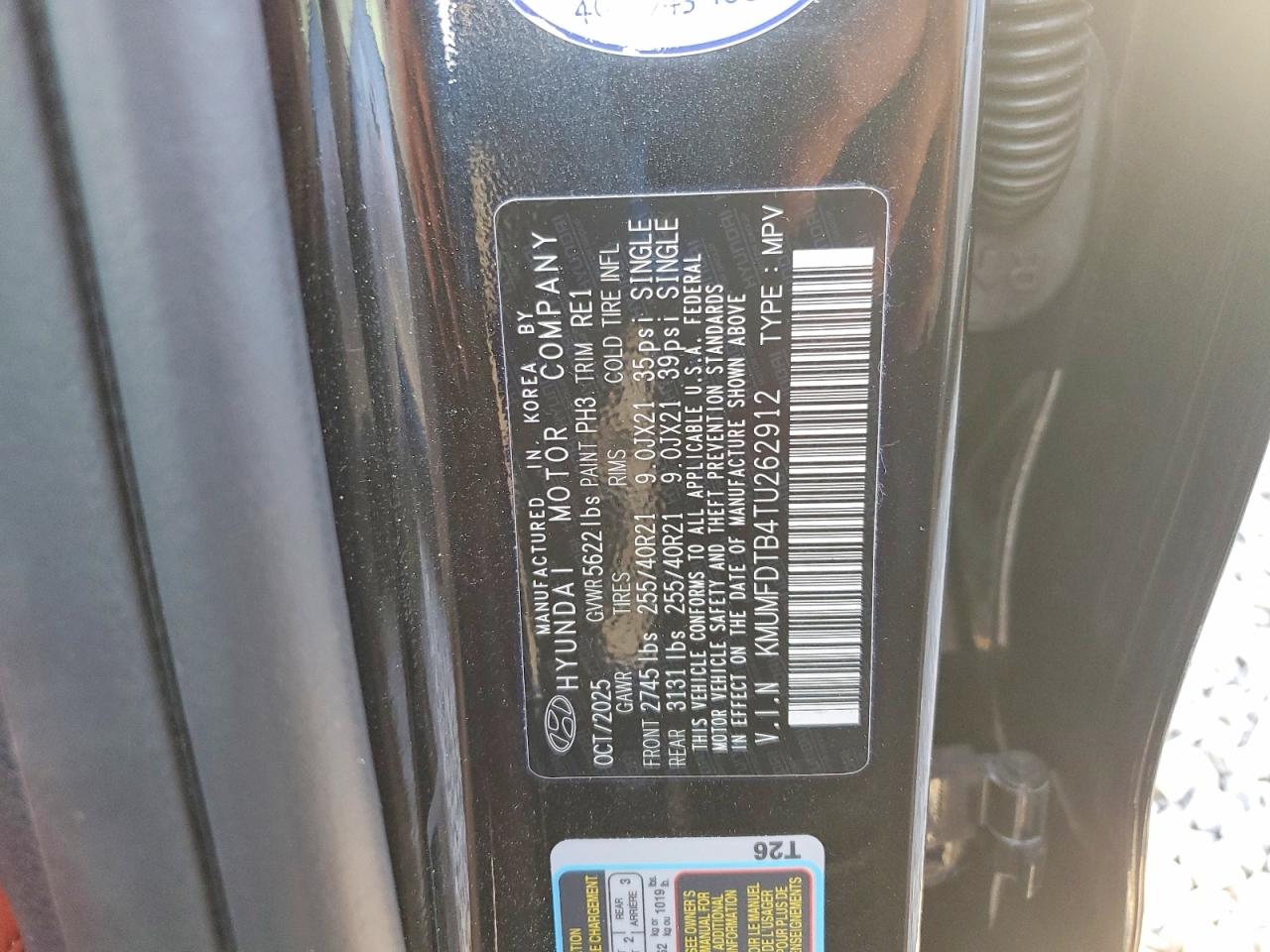 2026 Genesis Gv70 Sport Prestige Black vin: KMUMFDTB4TU262912