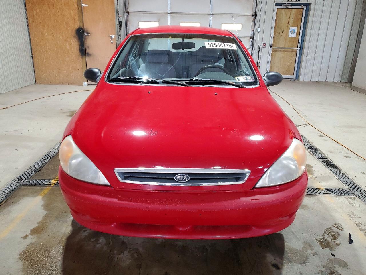 2002 Kia Rio Base Red vin: KNADC123126175702