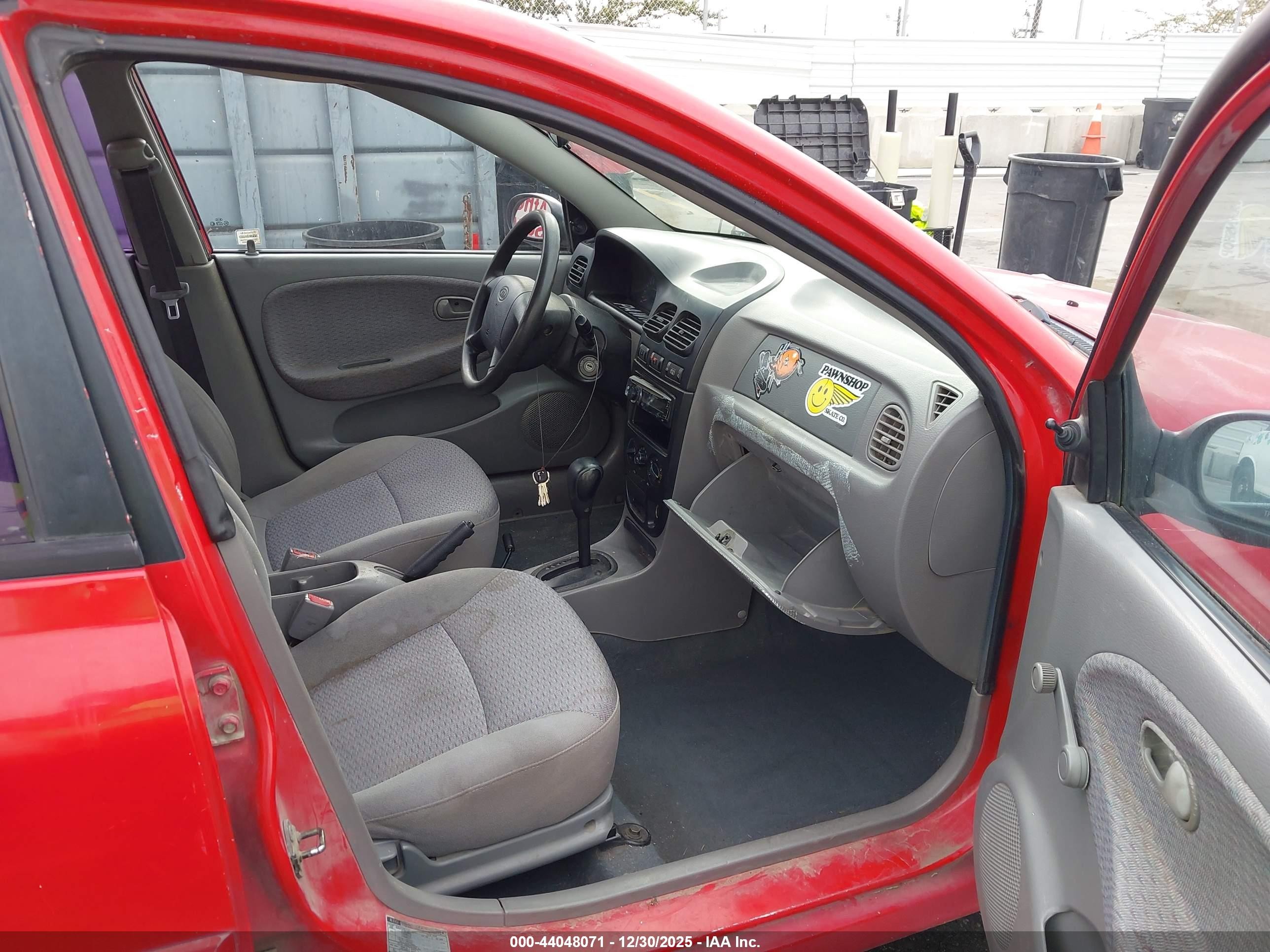 2002 Kia Rio   Red vin: KNADC123226179614