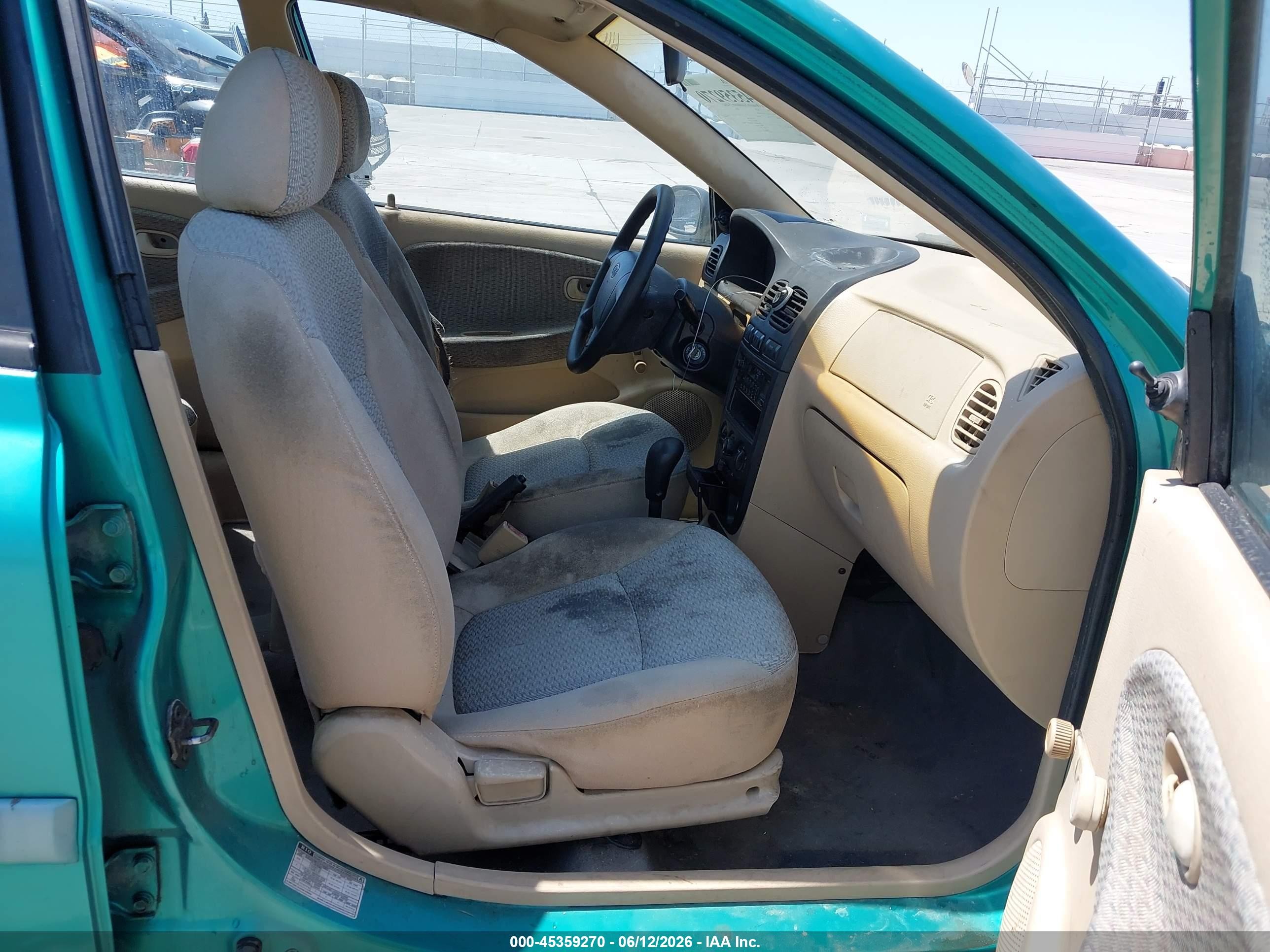 2001 Kia Rio   Green vin: KNADC123316038288
