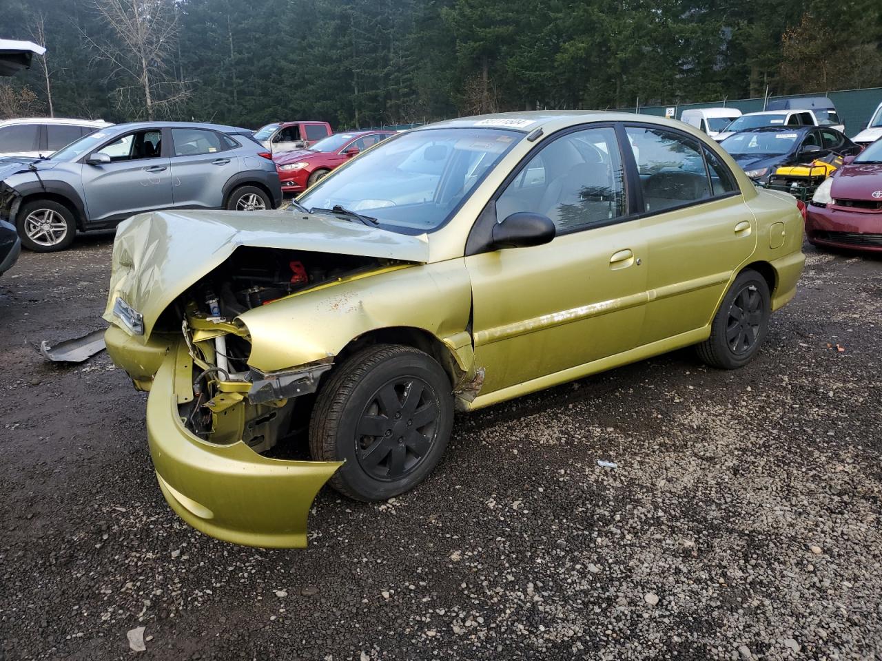 2001 Kia Rio Green vin: KNADC123316064759