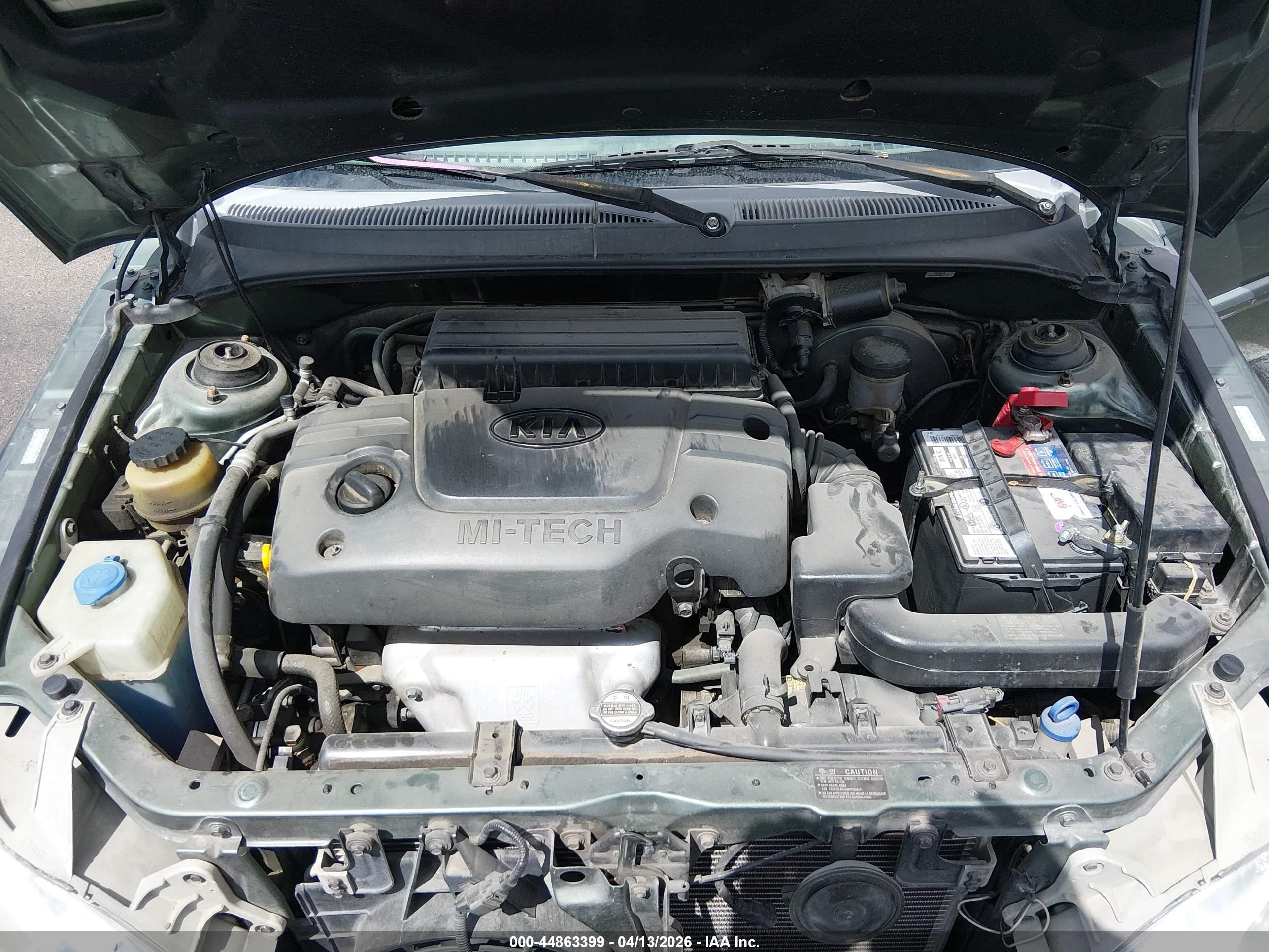2001 Kia Rio   Зеленый vin: KNADC123516071695