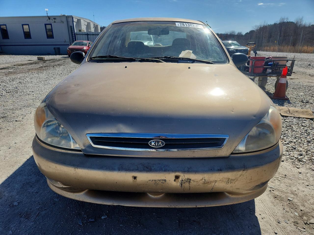 2001 Kia Rio Золотой vin: KNADC123716015855