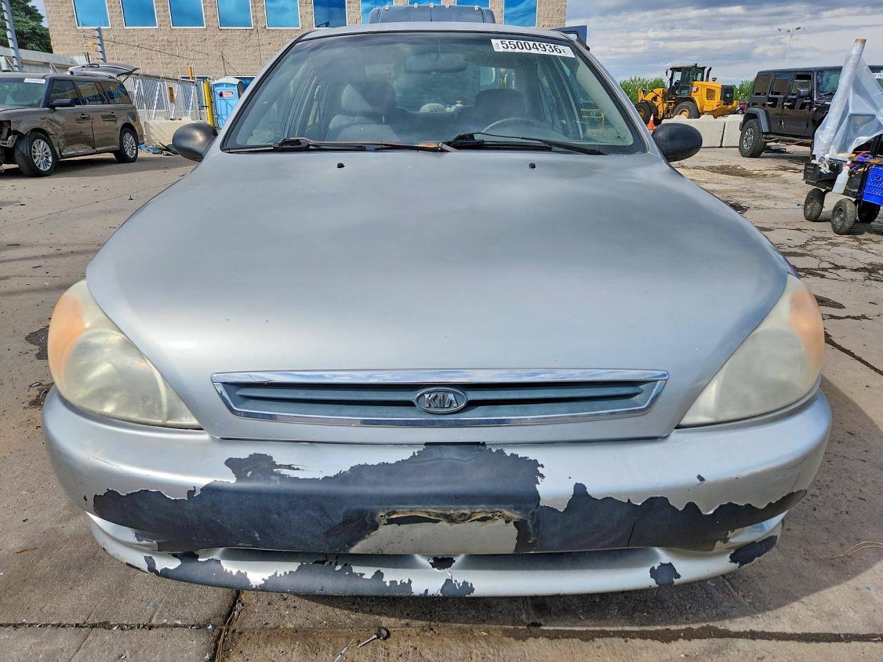 2002 Kia Rio Base Silver vin: KNADC123X26198833