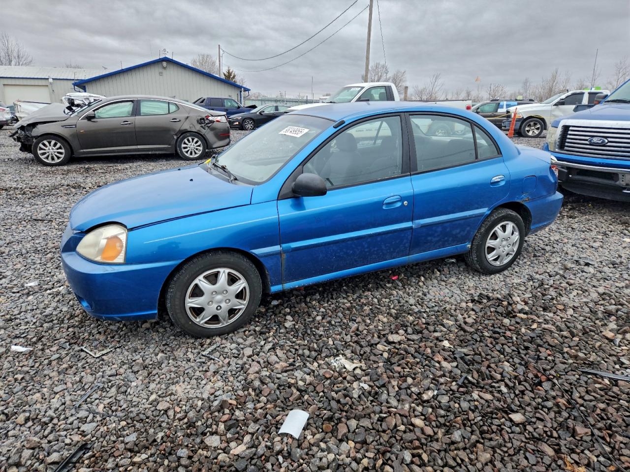 2005 Kia Rio Blue vin: KNADC125156378529