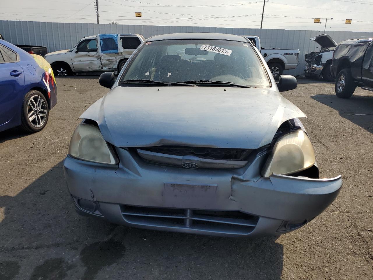 2005 Kia Rio Blue vin: KNADC125256388941
