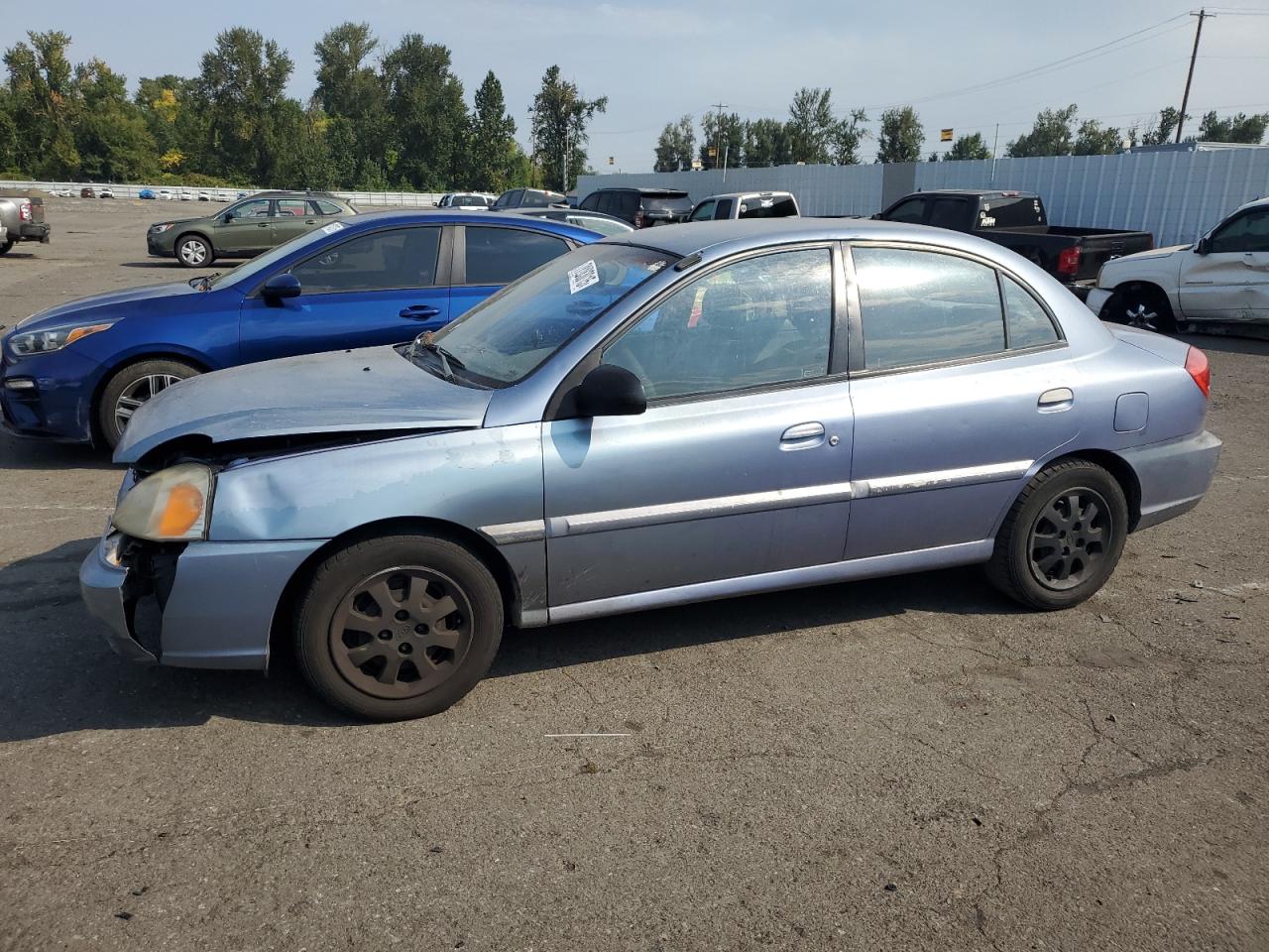 2005 Kia Rio Синий vin: KNADC125256388941