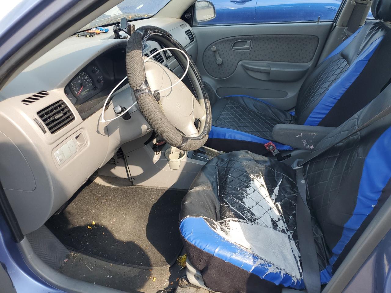 2005 Kia Rio Blue vin: KNADC125256388941