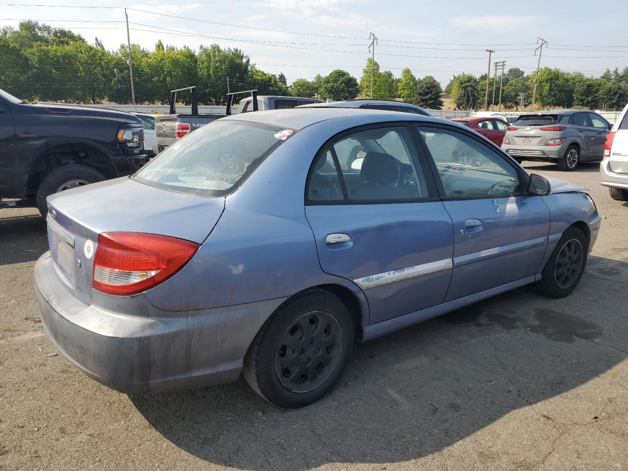 2005 Kia Rio Blue vin: KNADC125256388941