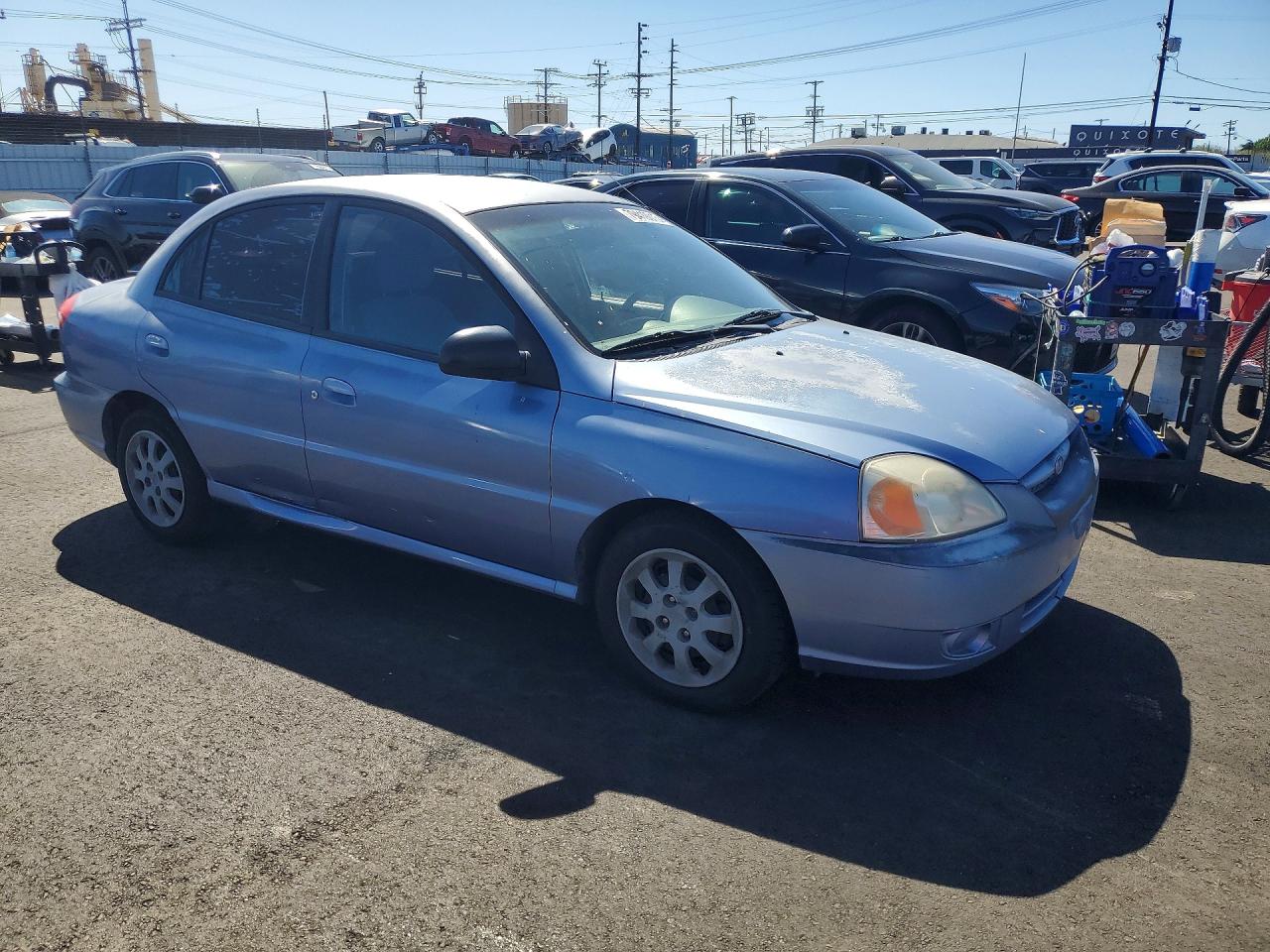 2005 Kia Rio Base Синий vin: KNADC125456385801