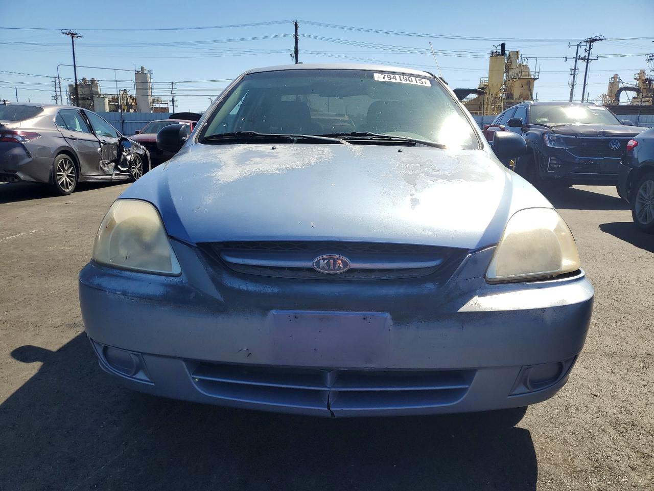 2005 Kia Rio Base Синий vin: KNADC125456385801