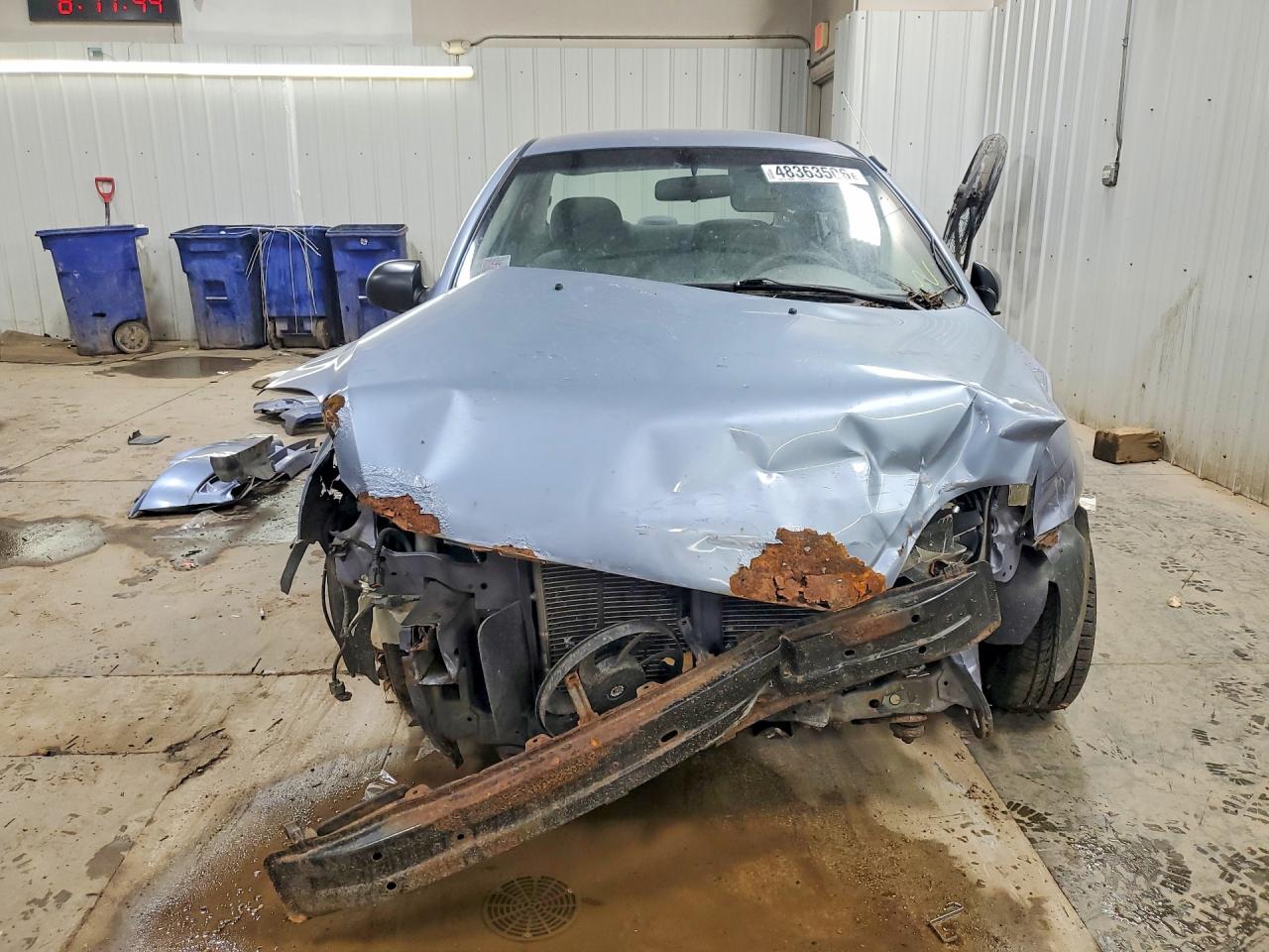 2005 Kia Rio Base Синий vin: KNADC125656364528