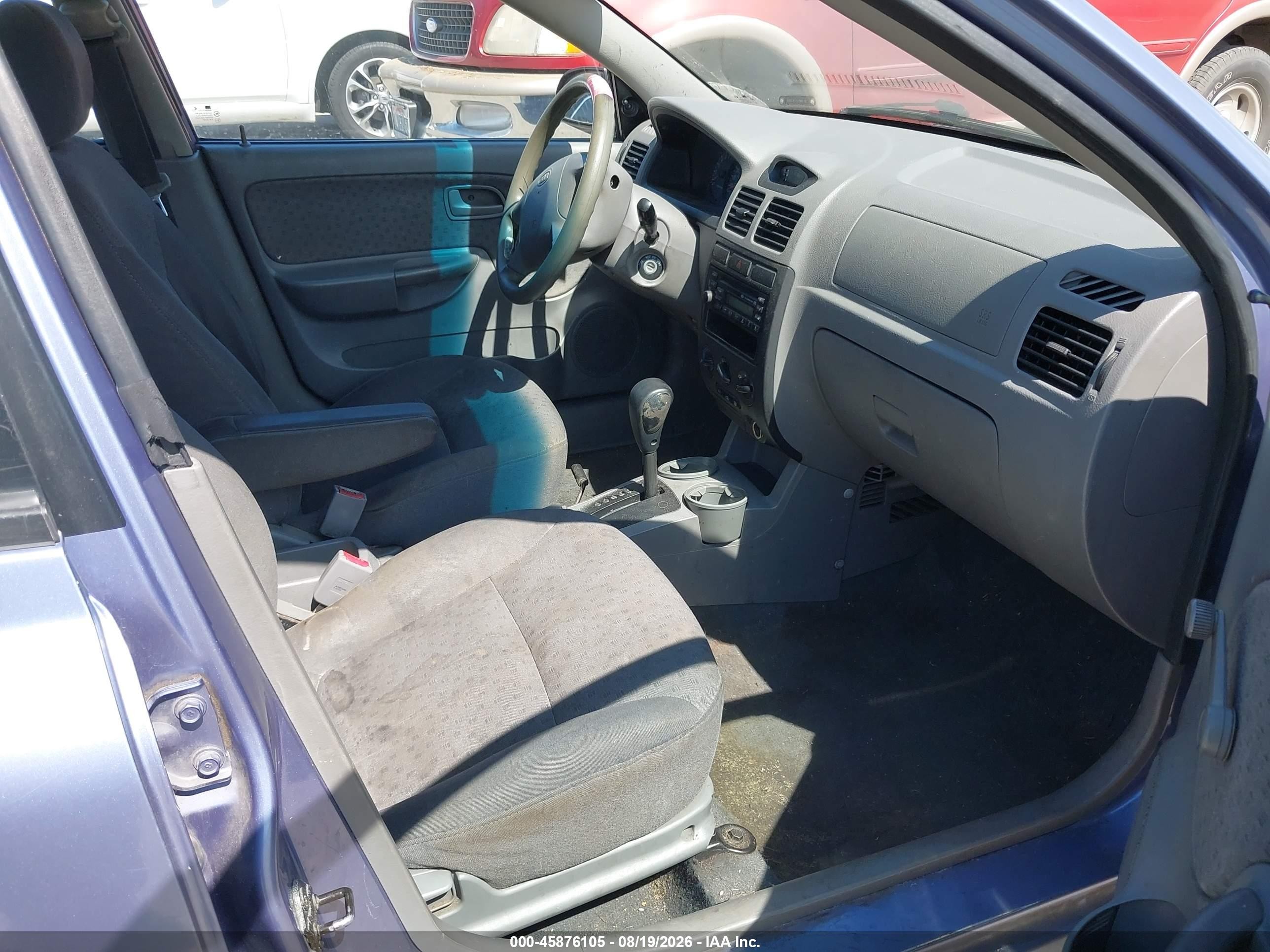 2003 Kia Rio   Blue vin: KNADC125736249899