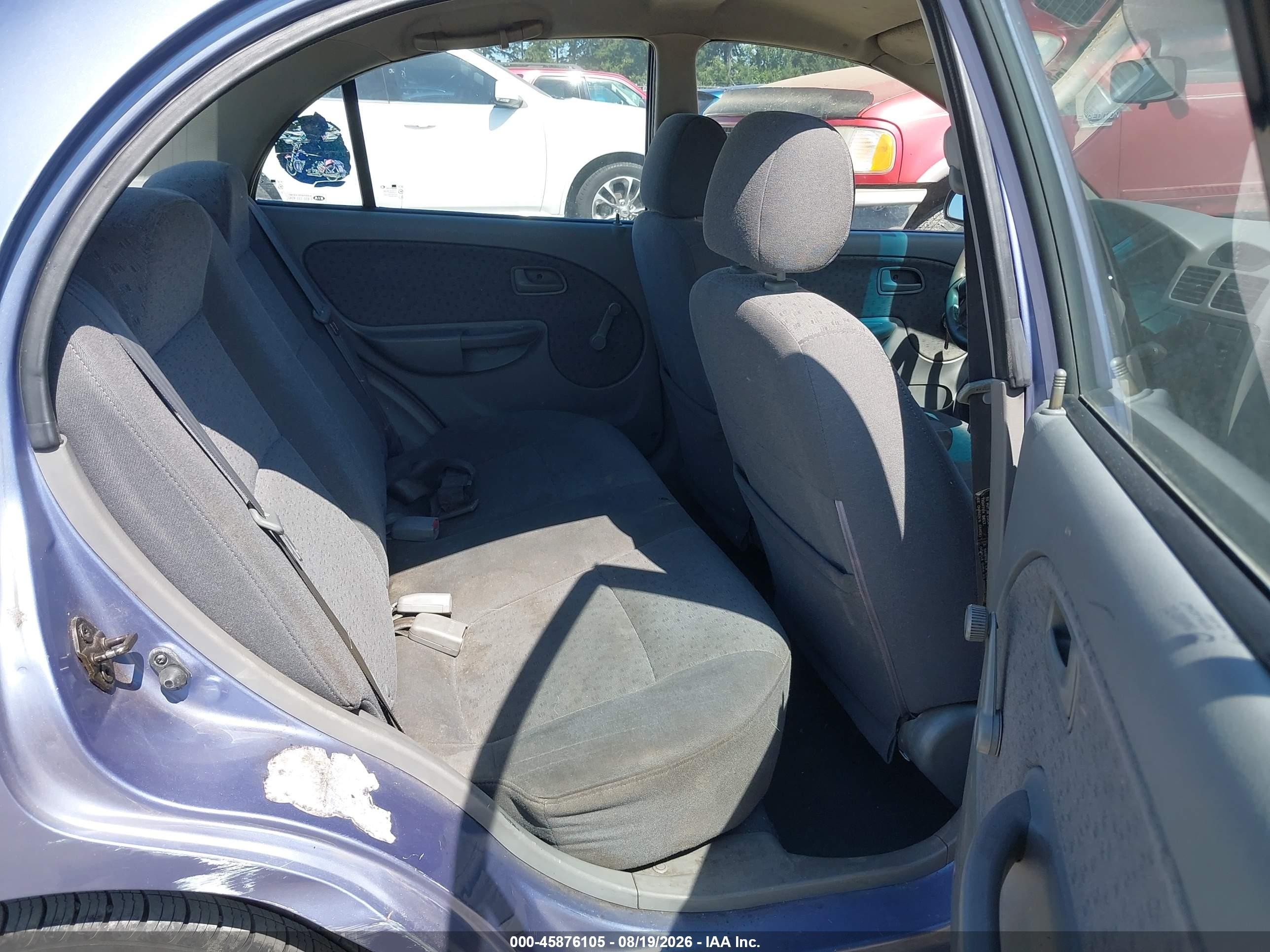 2003 Kia Rio   Blue vin: KNADC125736249899