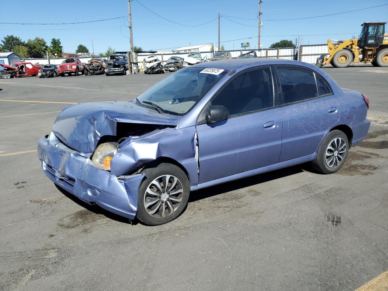 2005 Kia Rio Blue vin: KNADC125856362375