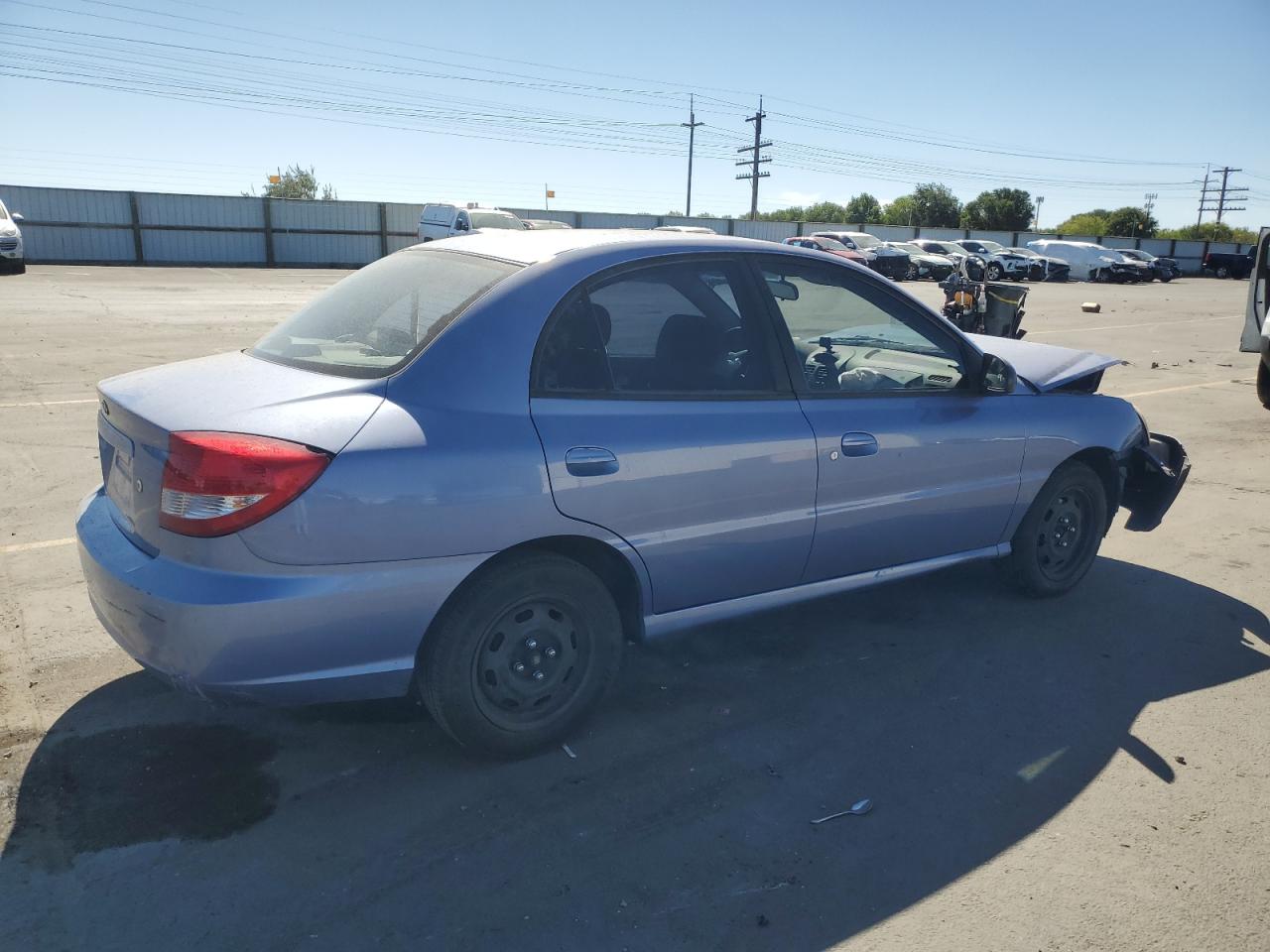 2005 Kia Rio Blue vin: KNADC125856362375