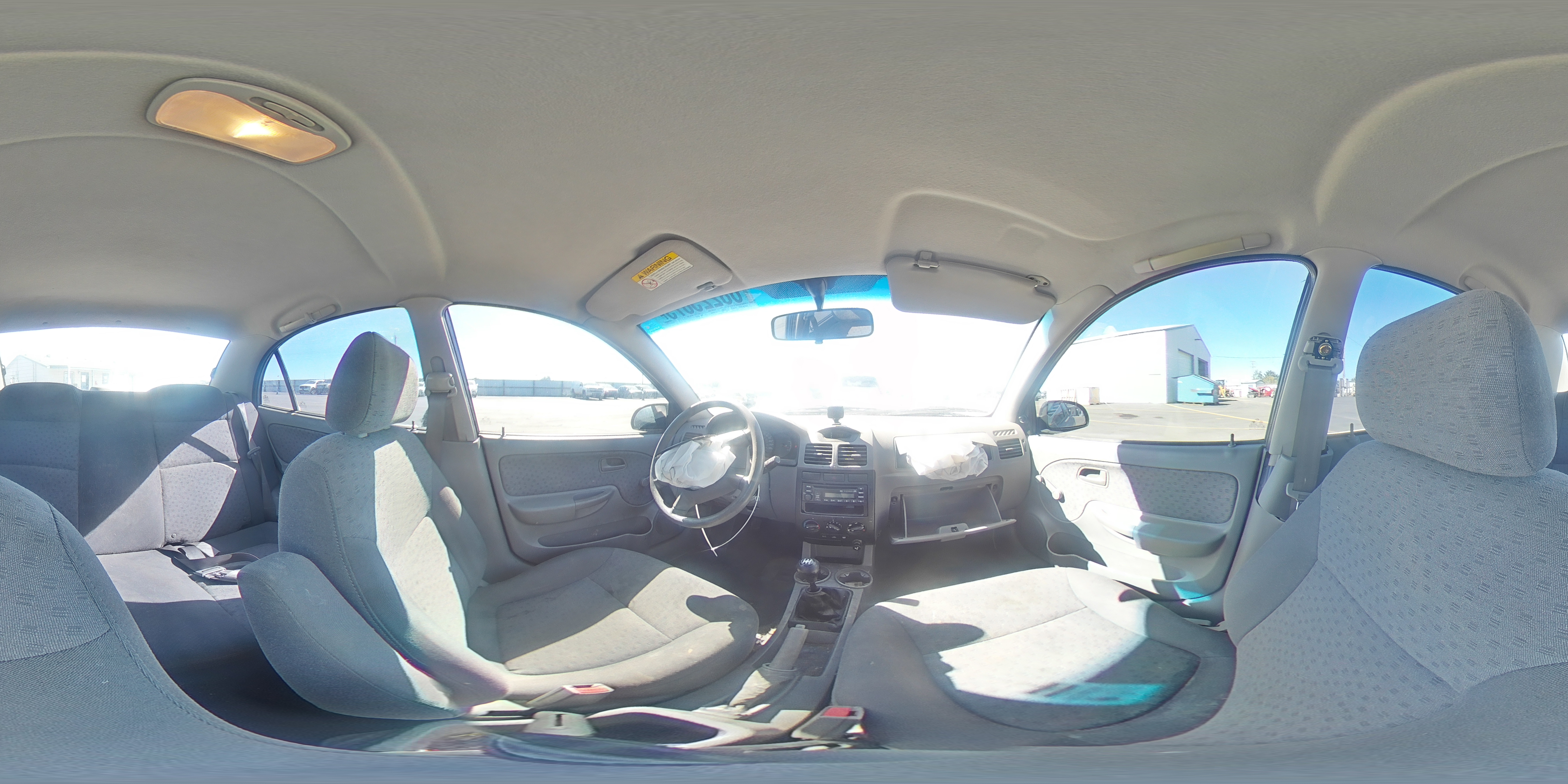 2005 Kia Rio Blue vin: KNADC125856362375
