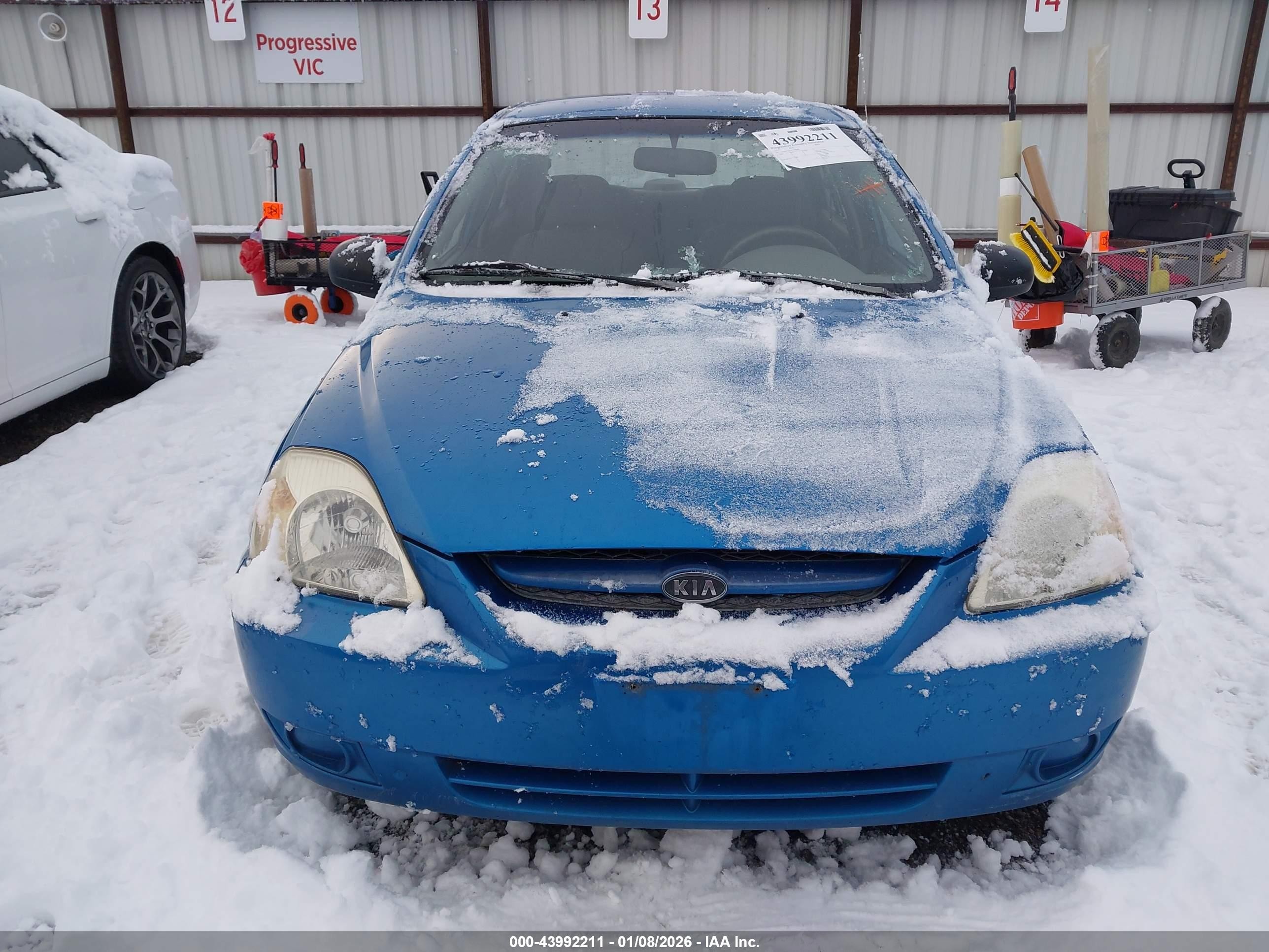 2005 Kia Rio   Синий vin: KNADC125X56364886