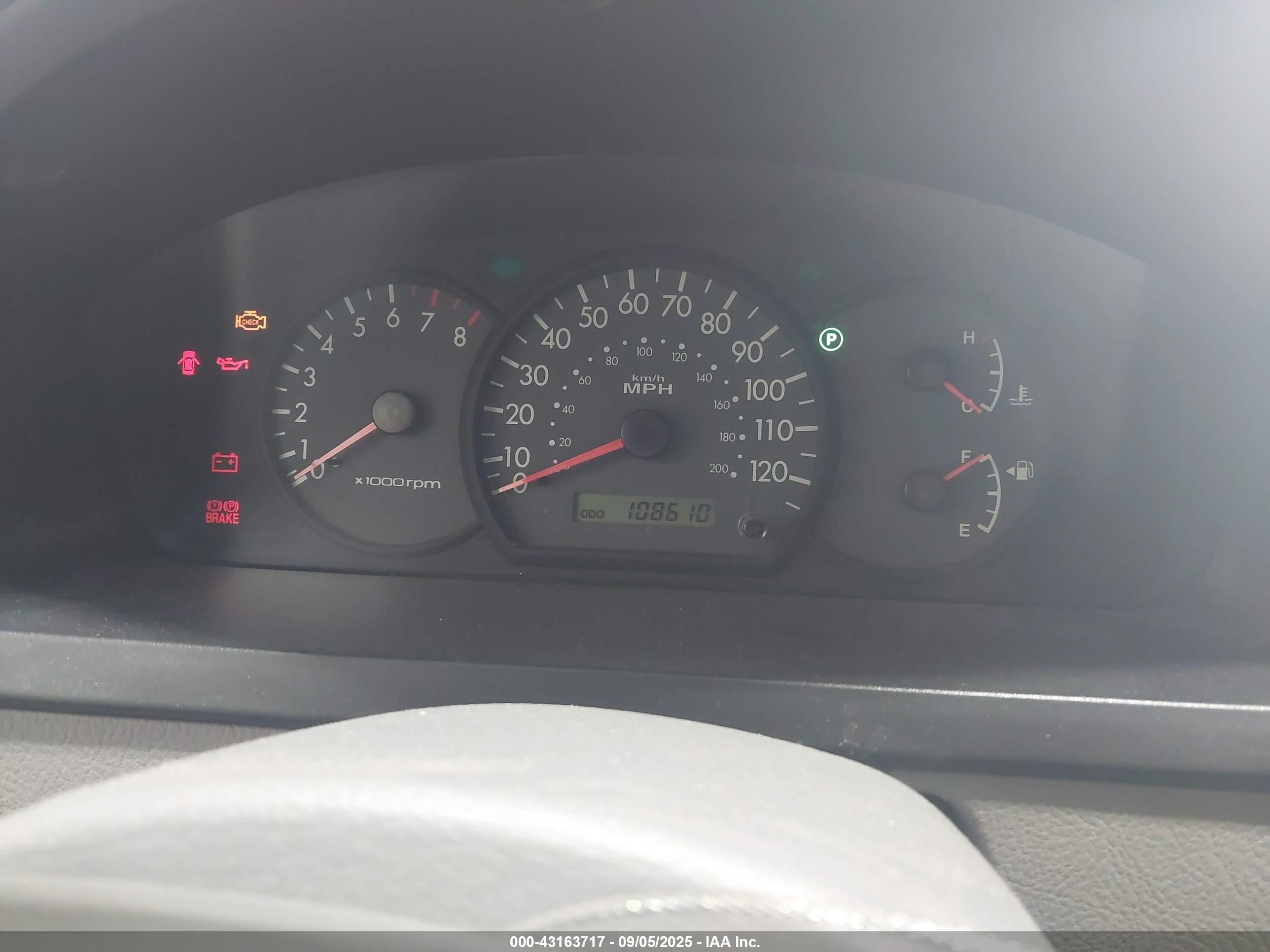 2005 Kia Rio   Blue vin: KNADC125X56376049
