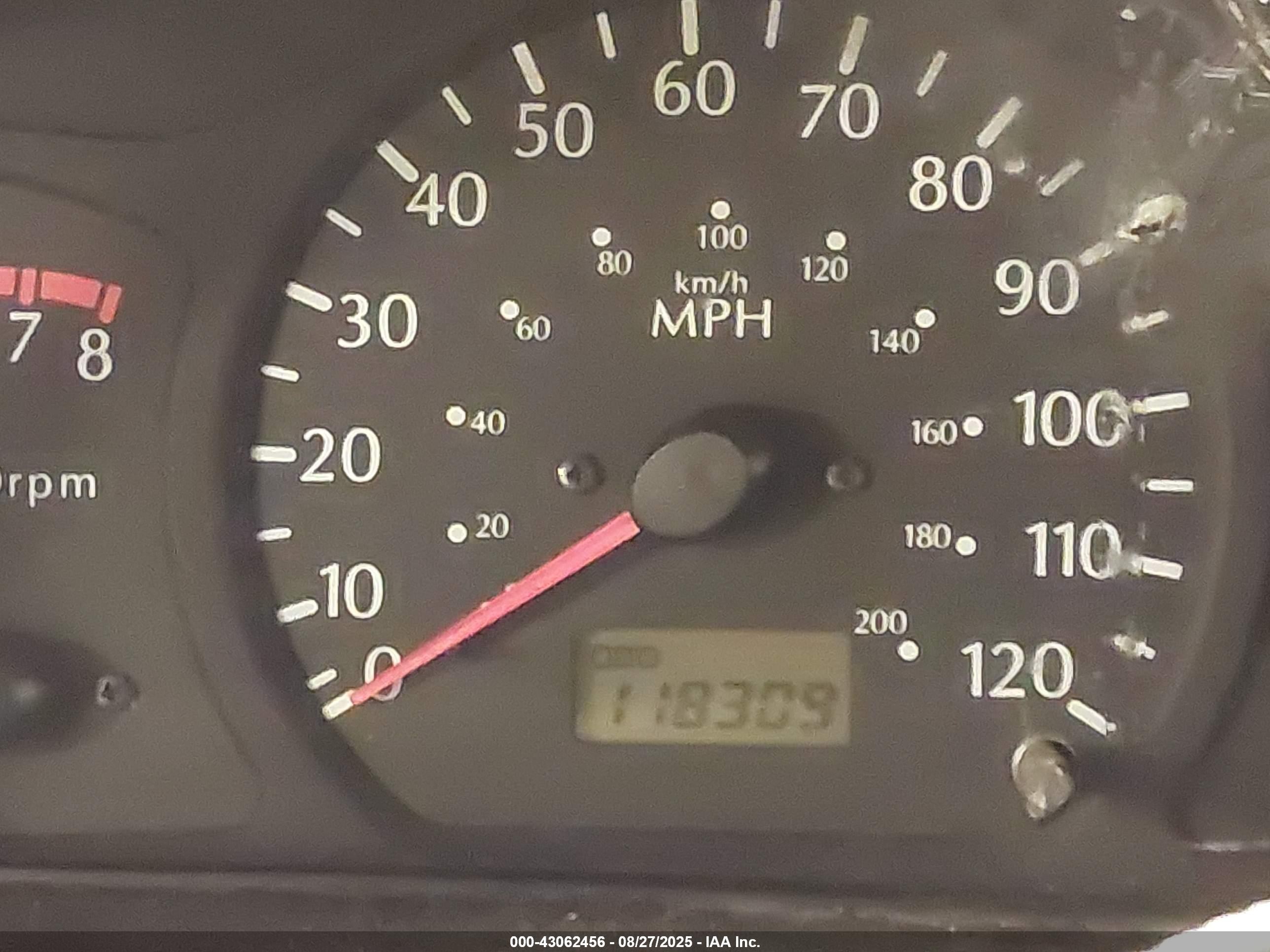 2002 Kia Rio Cinco Blue vin: KNADC163326056351