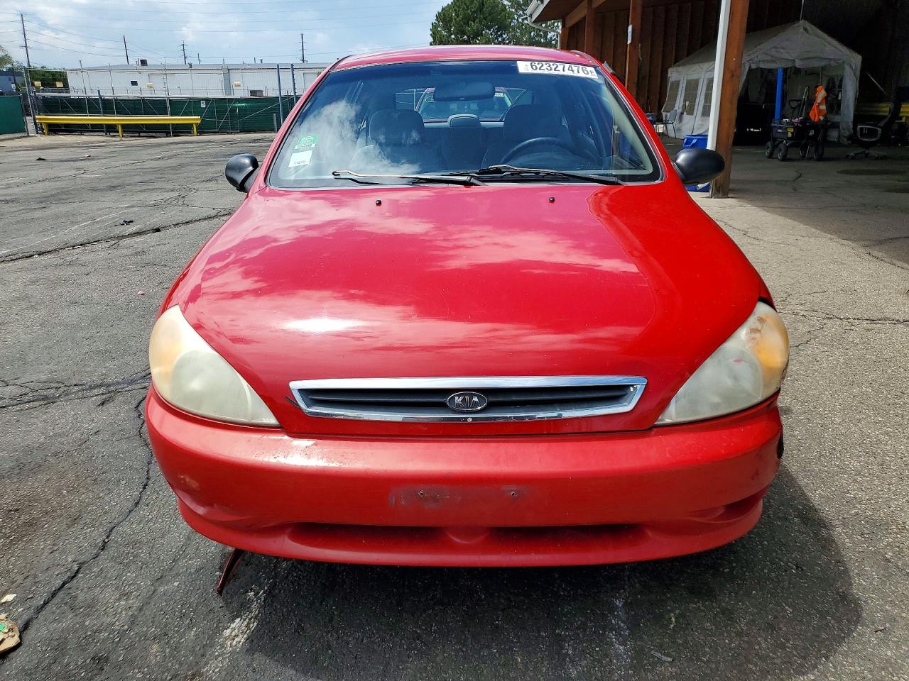 2003 Kia Rio Cinco Red vin: KNADC163726092446