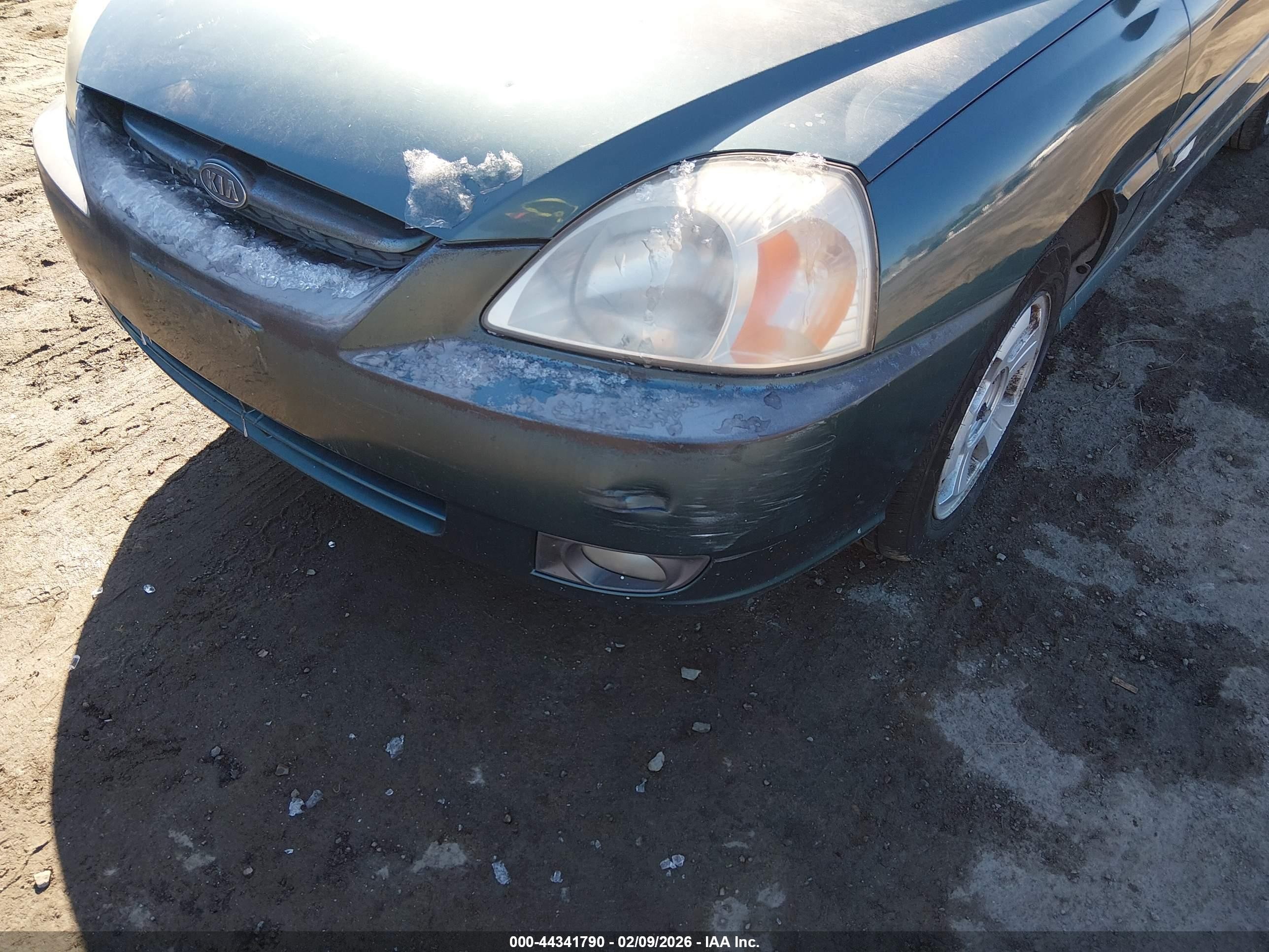 2003 Kia Rio Cinco Green vin: KNADC165336168764