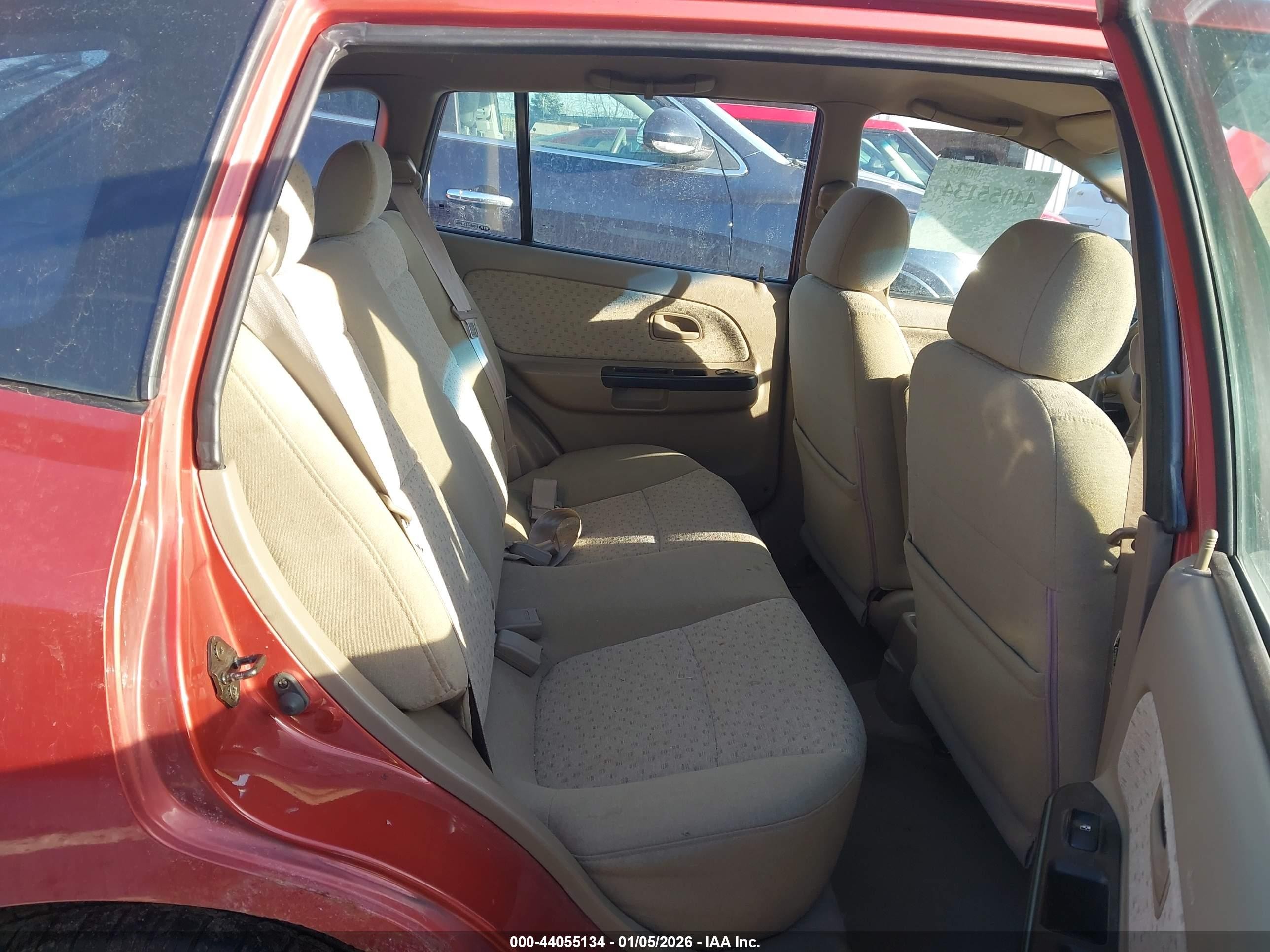 2005 Kia Rio Cinco Maroon vin: KNADC165856239279