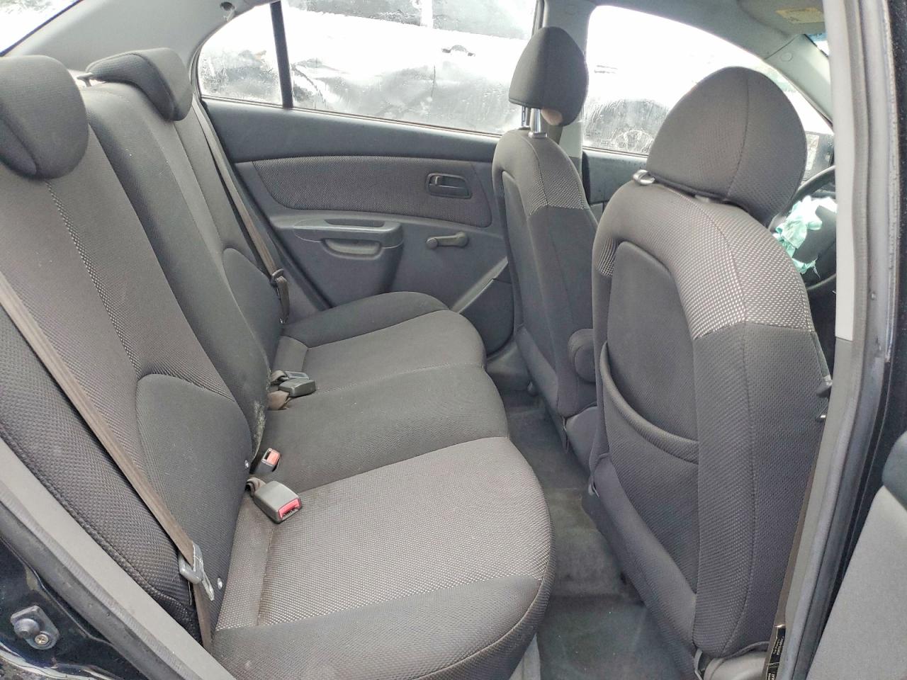 2006 Kia Rio Base Black vin: KNADE123166136575