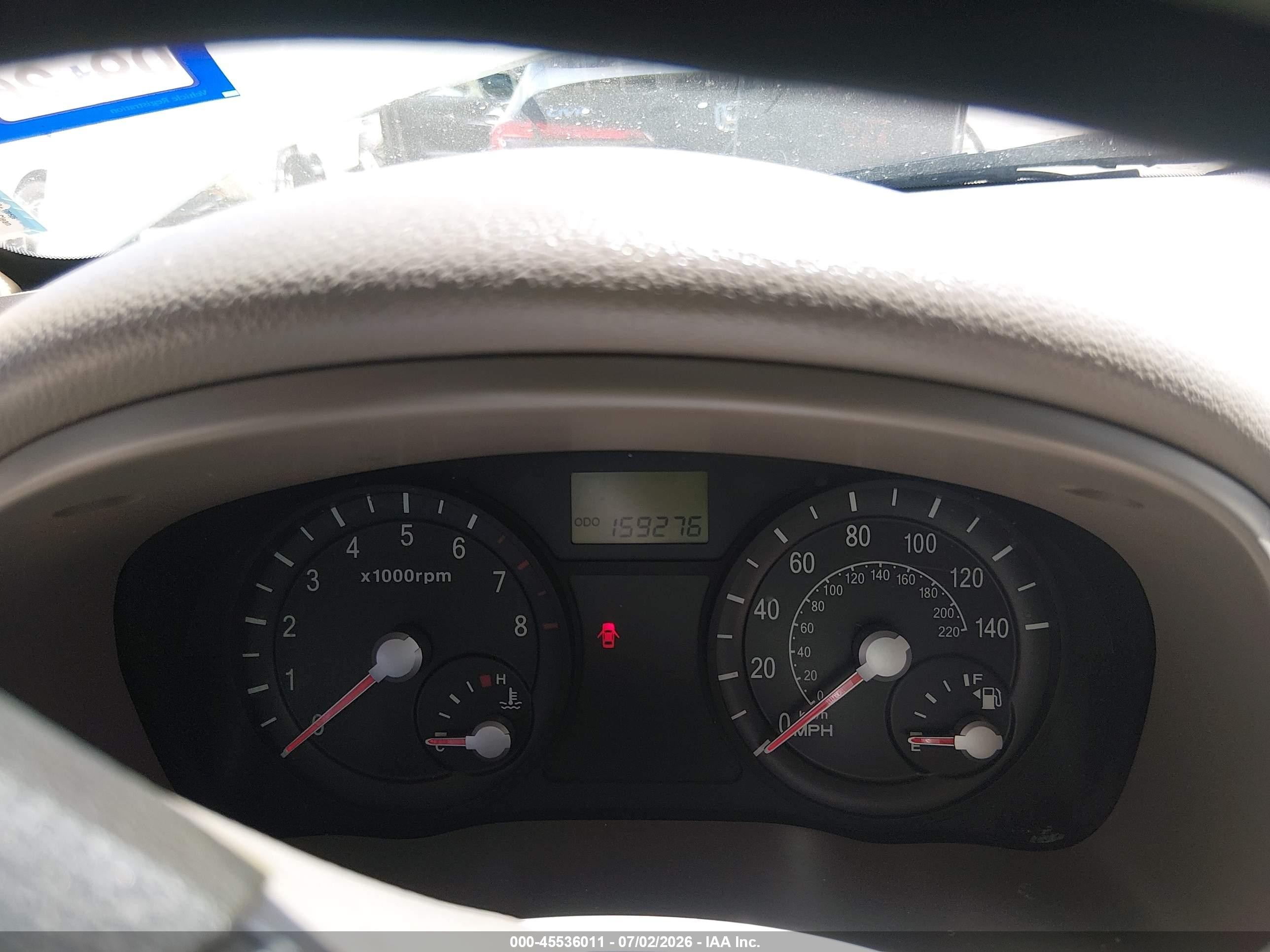 2006 Kia Rio Lx White vin: KNADE123266091551