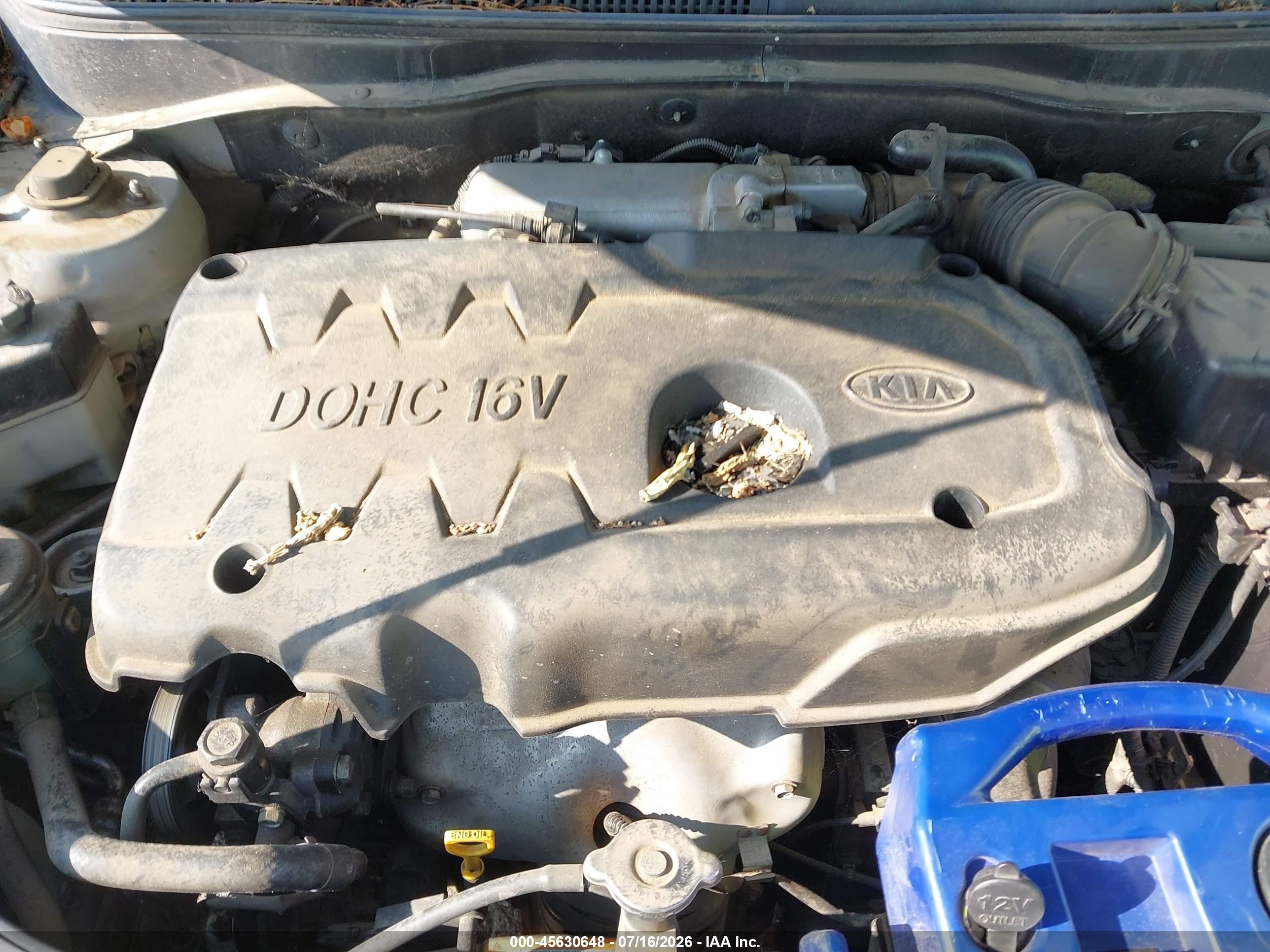 2007 Kia Rio Sx Silver vin: KNADE123276239067