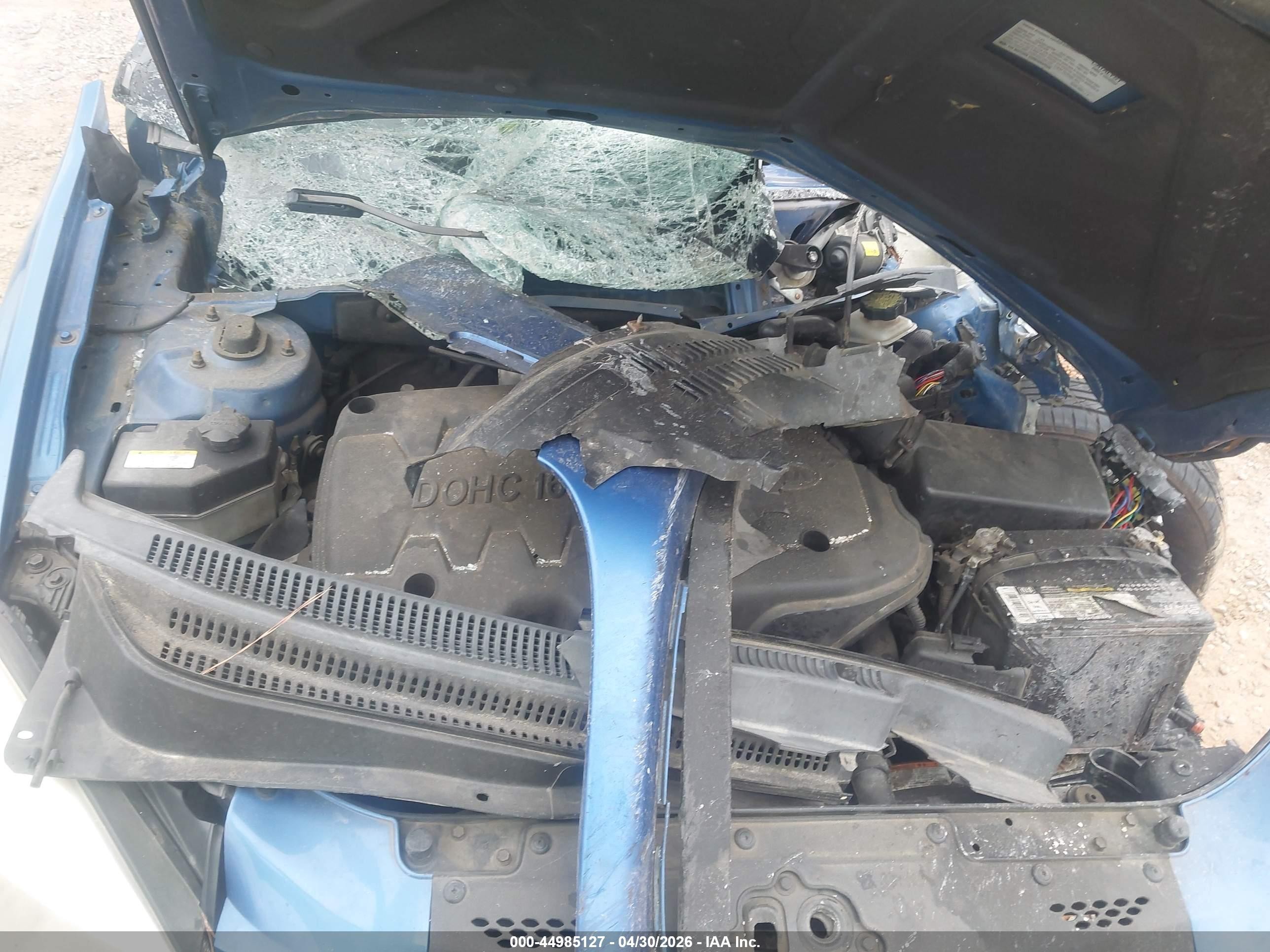 2007 Kia Rio Lx Blue vin: KNADE123276293145