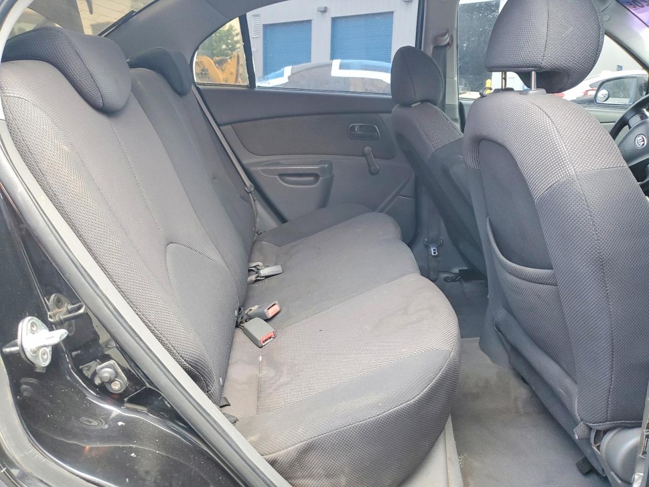 2008 Kia Rio Base Black vin: KNADE123286304646