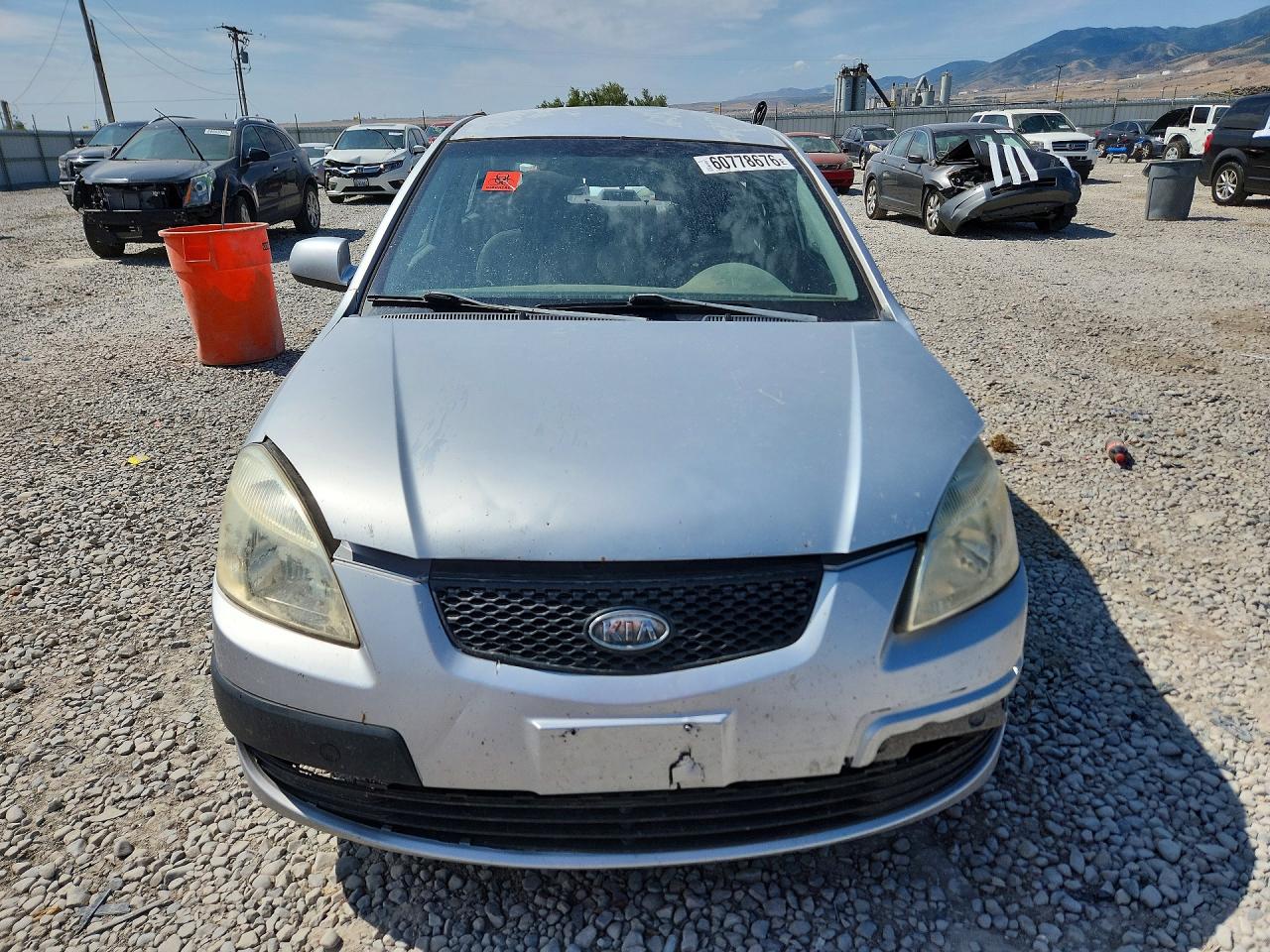 2008 Kia Rio Base/lx/sx Silver vin: KNADE123286375314