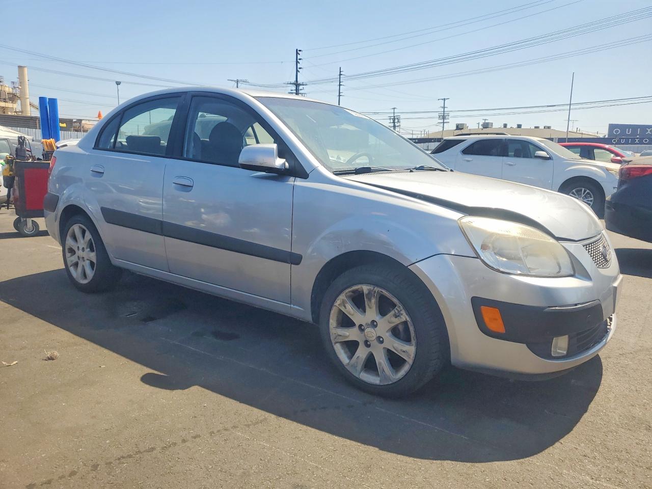 2008 Kia Rio Base Серебряный vin: KNADE123286429808