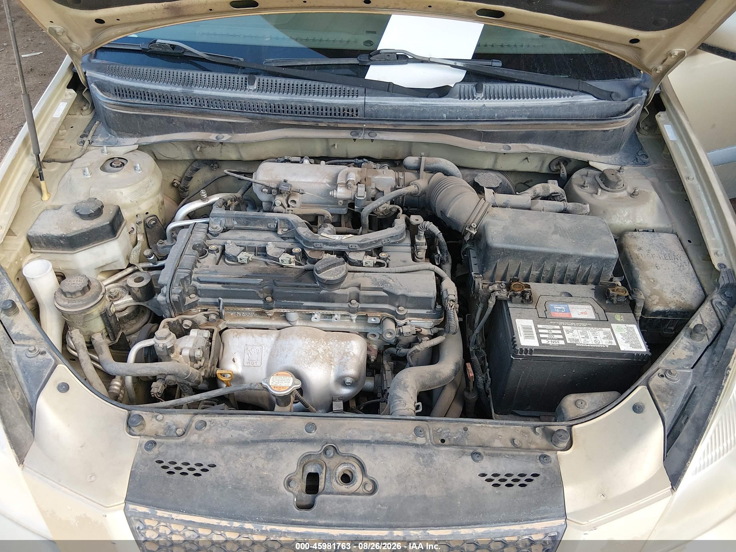 2008 Kia Rio Lx Gold vin: KNADE123286430537