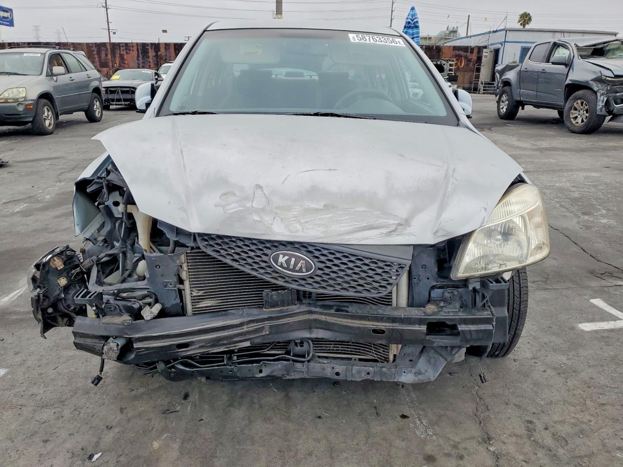 2006 Kia Rio Base Blue vin: KNADE123366150123
