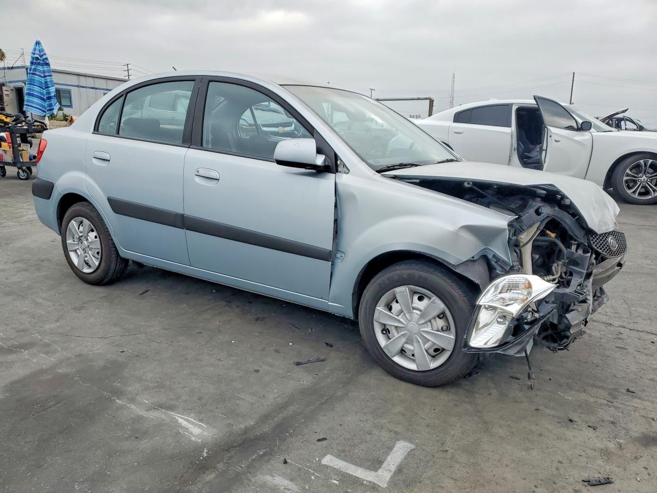 2006 Kia Rio Base Blue vin: KNADE123366150123