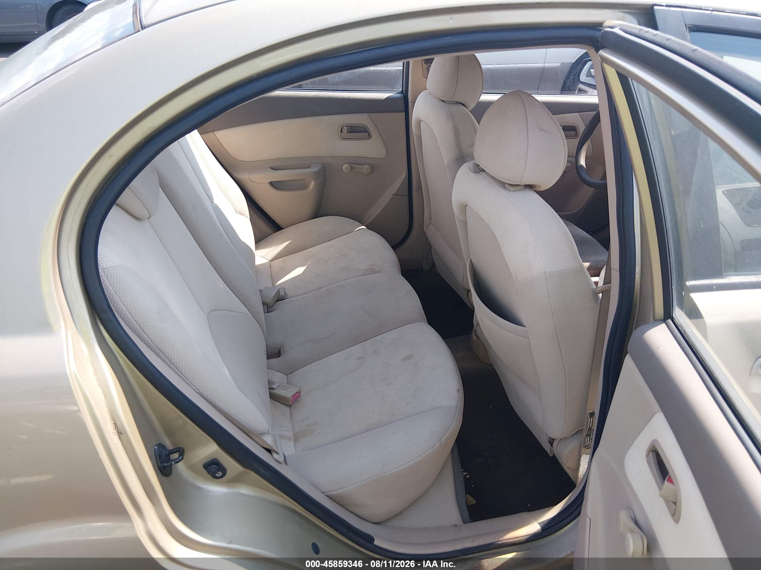 2007 Kia Rio Lx Gold vin: KNADE123376188341