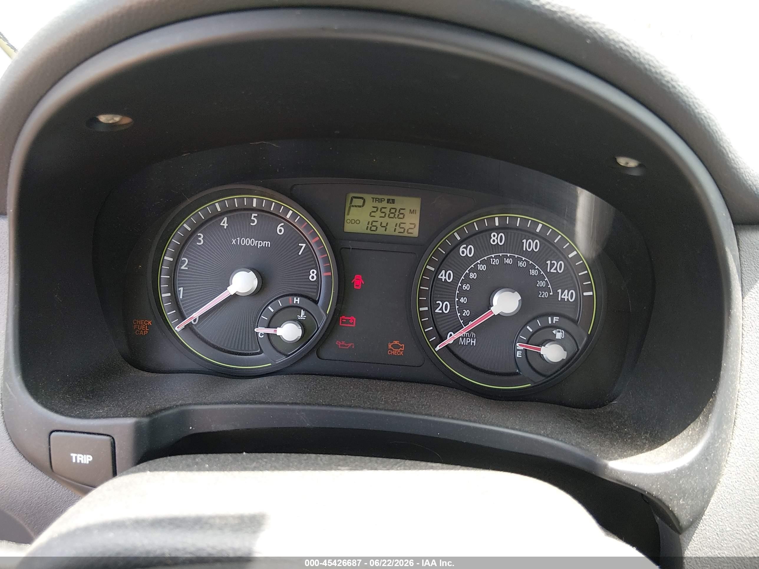 2007 Kia Rio Lx Blue vin: KNADE123376212721