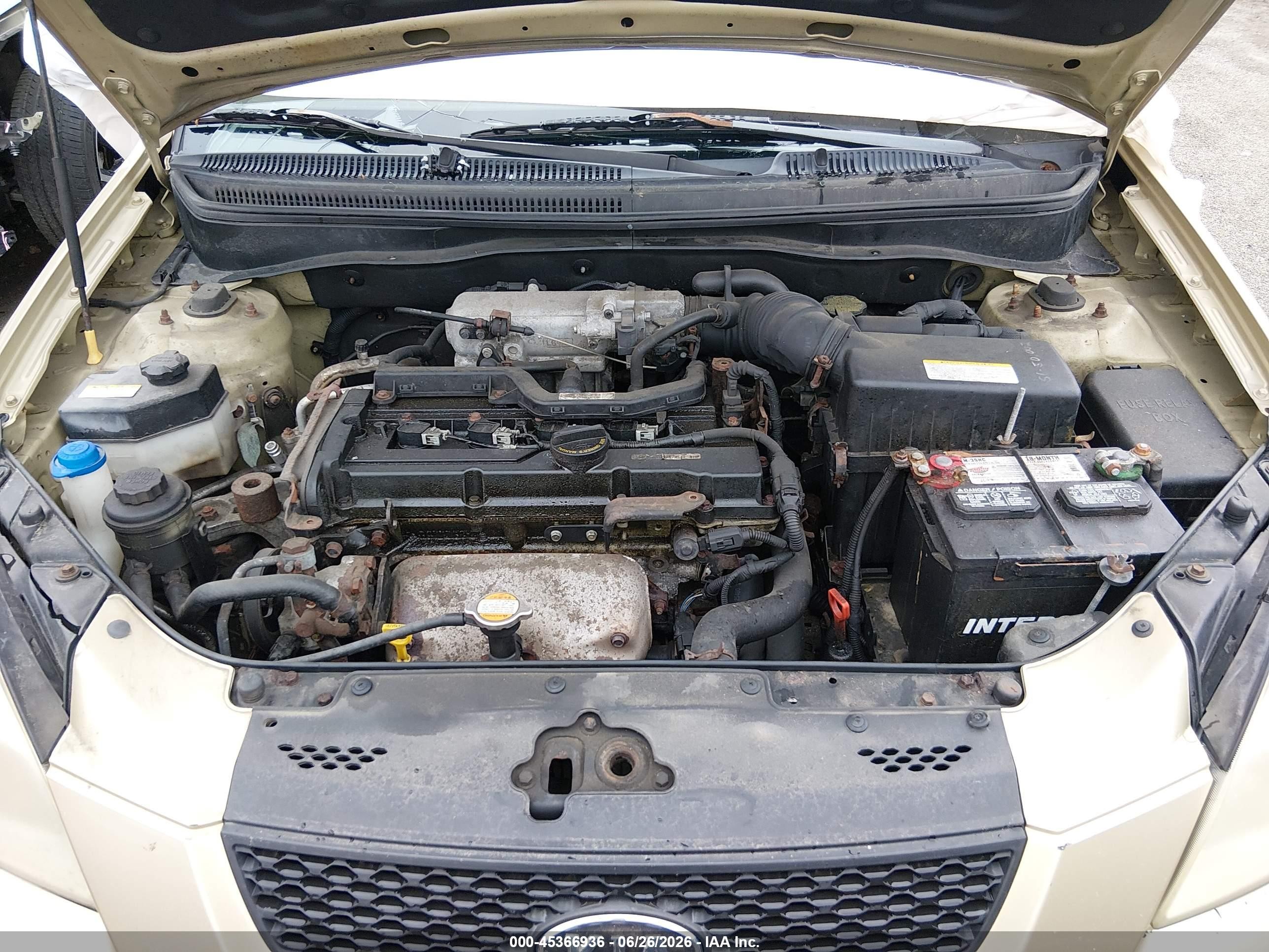 2007 Kia Rio Lx Gold vin: KNADE123376221791