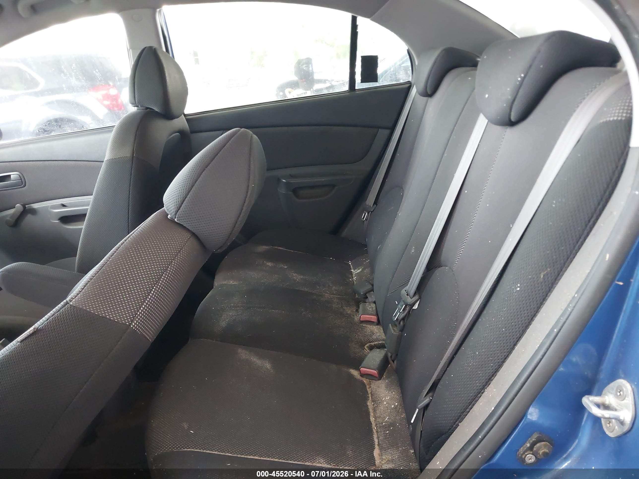 2008 Kia Rio Lx Blue vin: KNADE123386305837